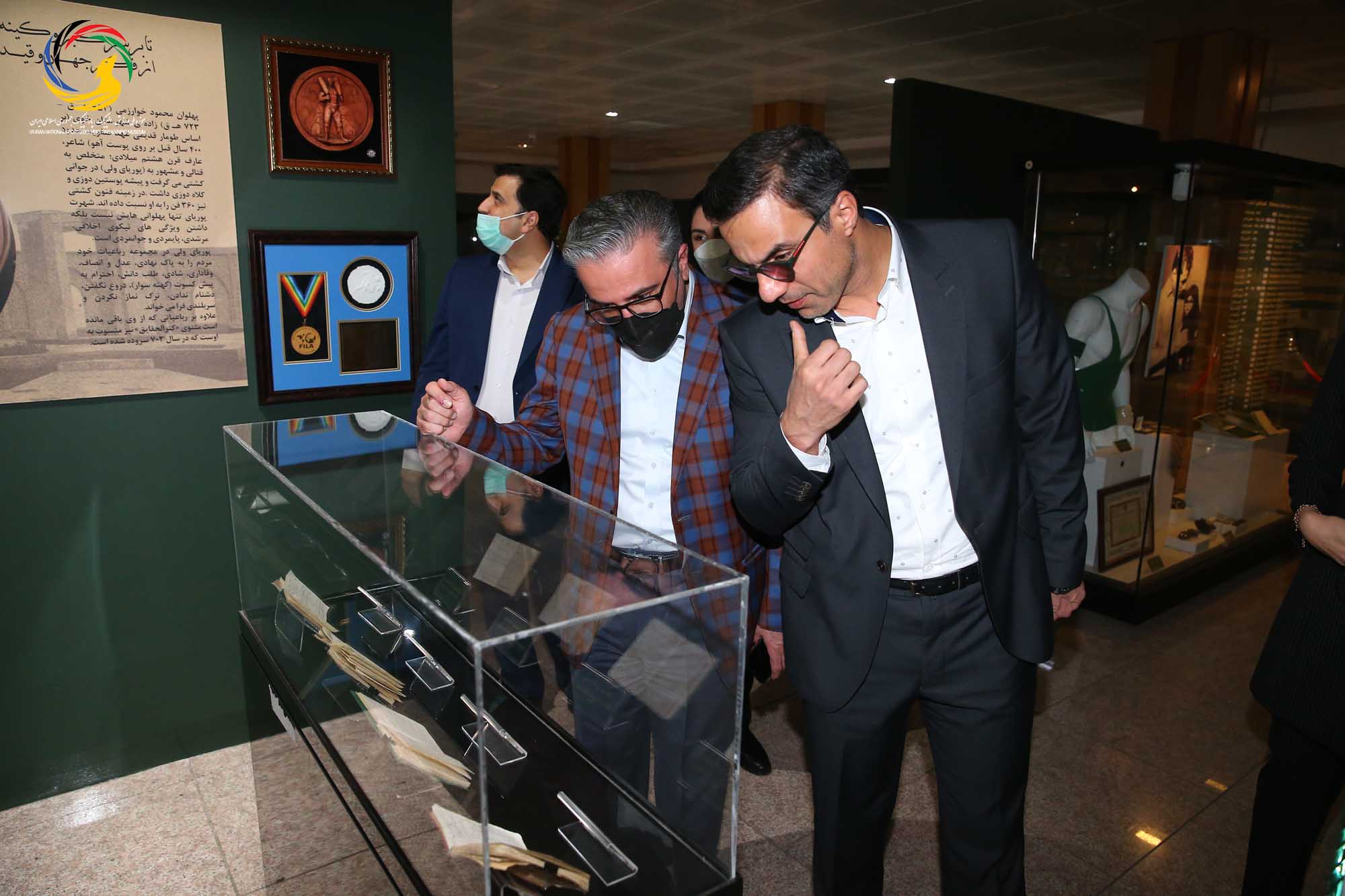 بازدید ریاست اتاق بازرگانی ایران و قطر از موزه ملی ورزش، المپیک، پارالمپیک