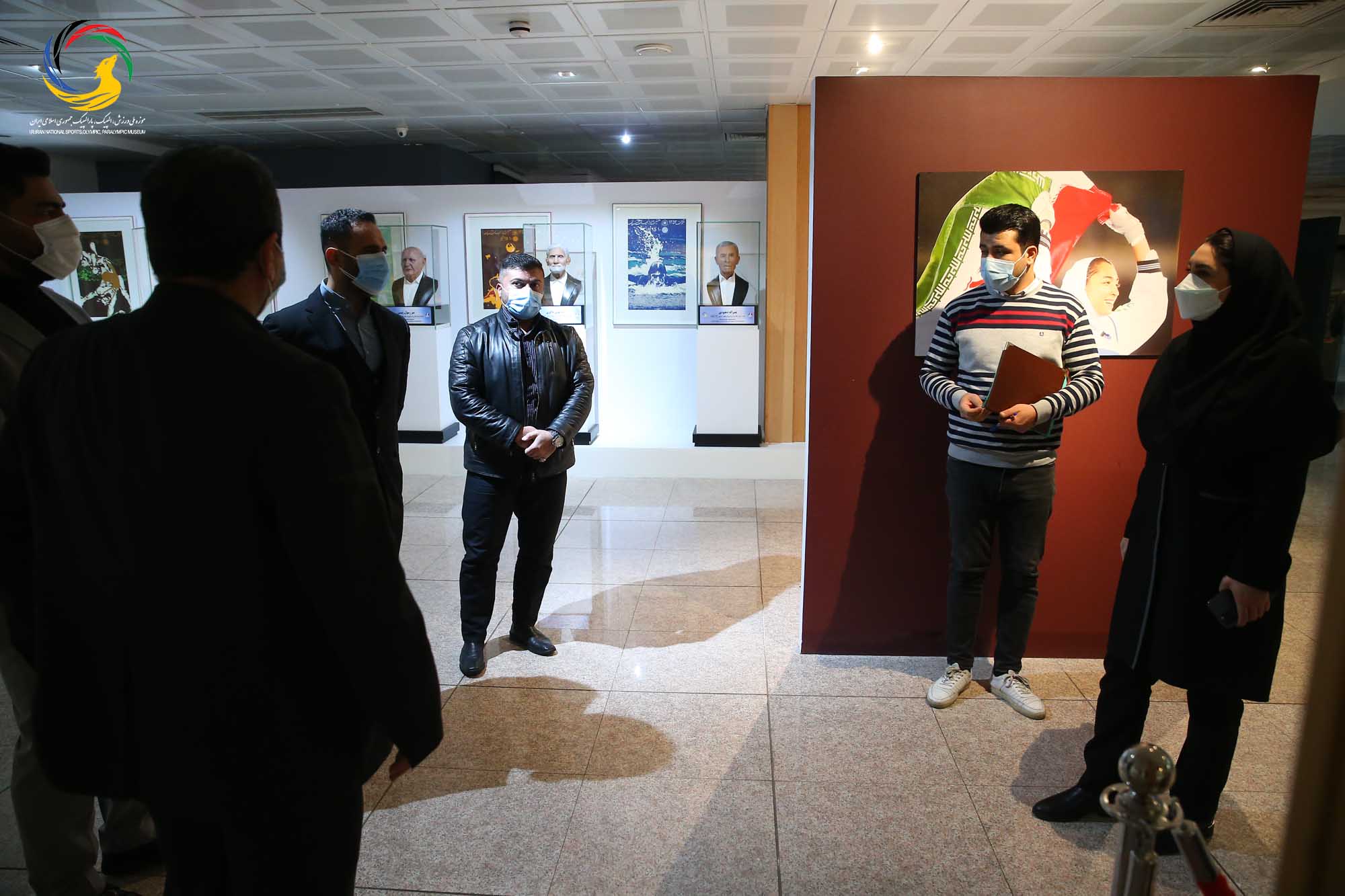 بازدید ریاست اتاق بازرگانی ایران و قطر از موزه ملی ورزش، المپیک، پارالمپیک