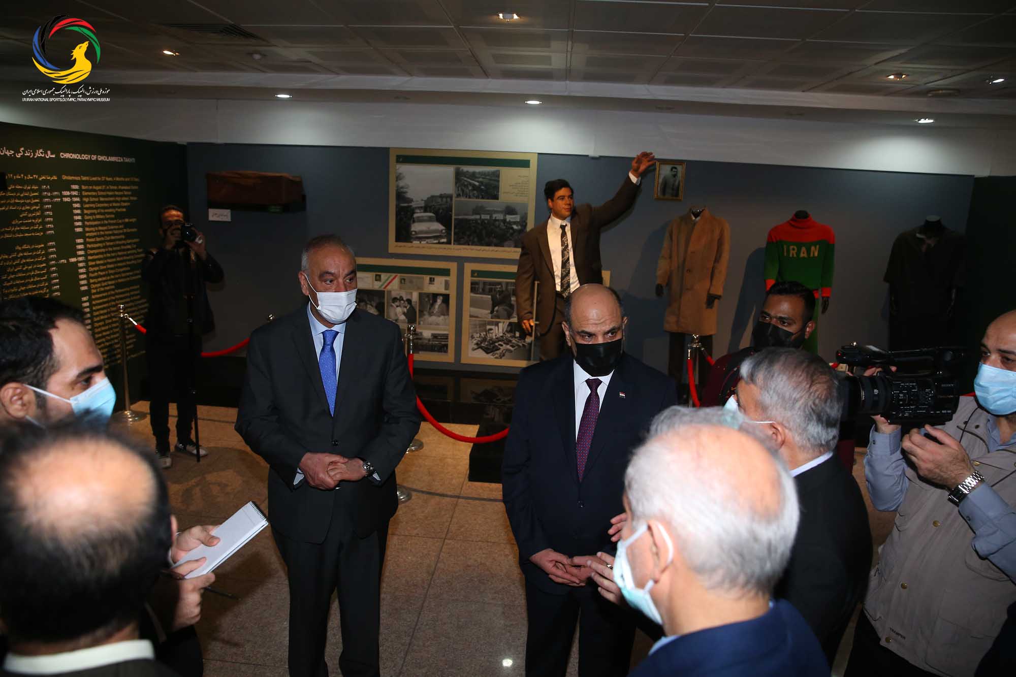 بازدید رئیس و دبیرکل کمیته ملی المپیک عراق از موزه ملی ورزش المپیک و پارالمپیک