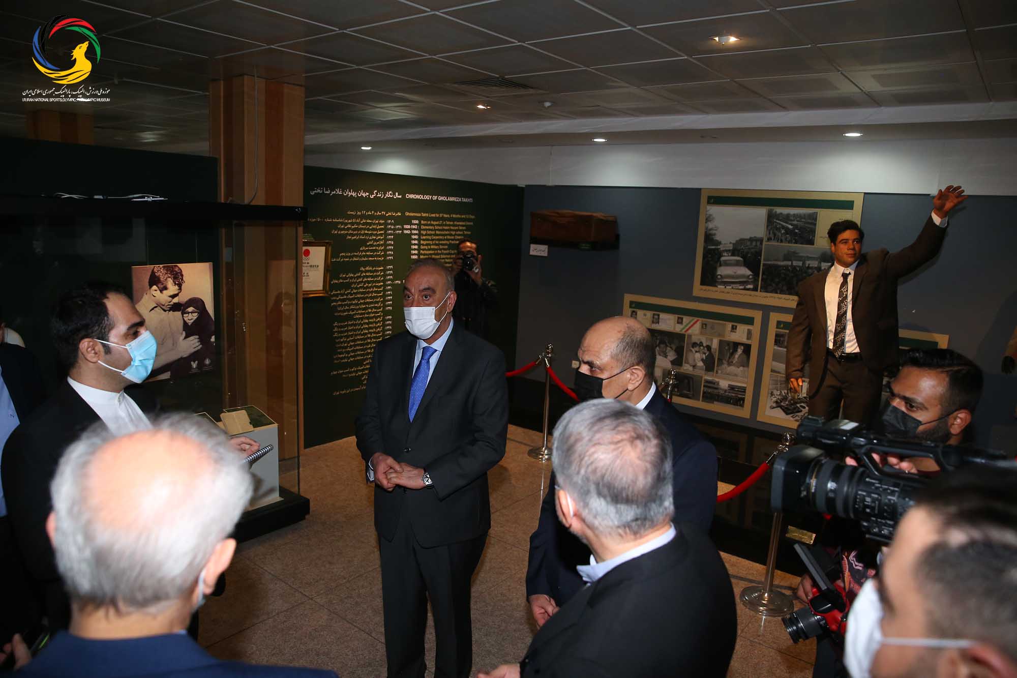 بازدید رئیس و دبیرکل کمیته ملی المپیک عراق از موزه ملی ورزش المپیک و پارالمپیک
