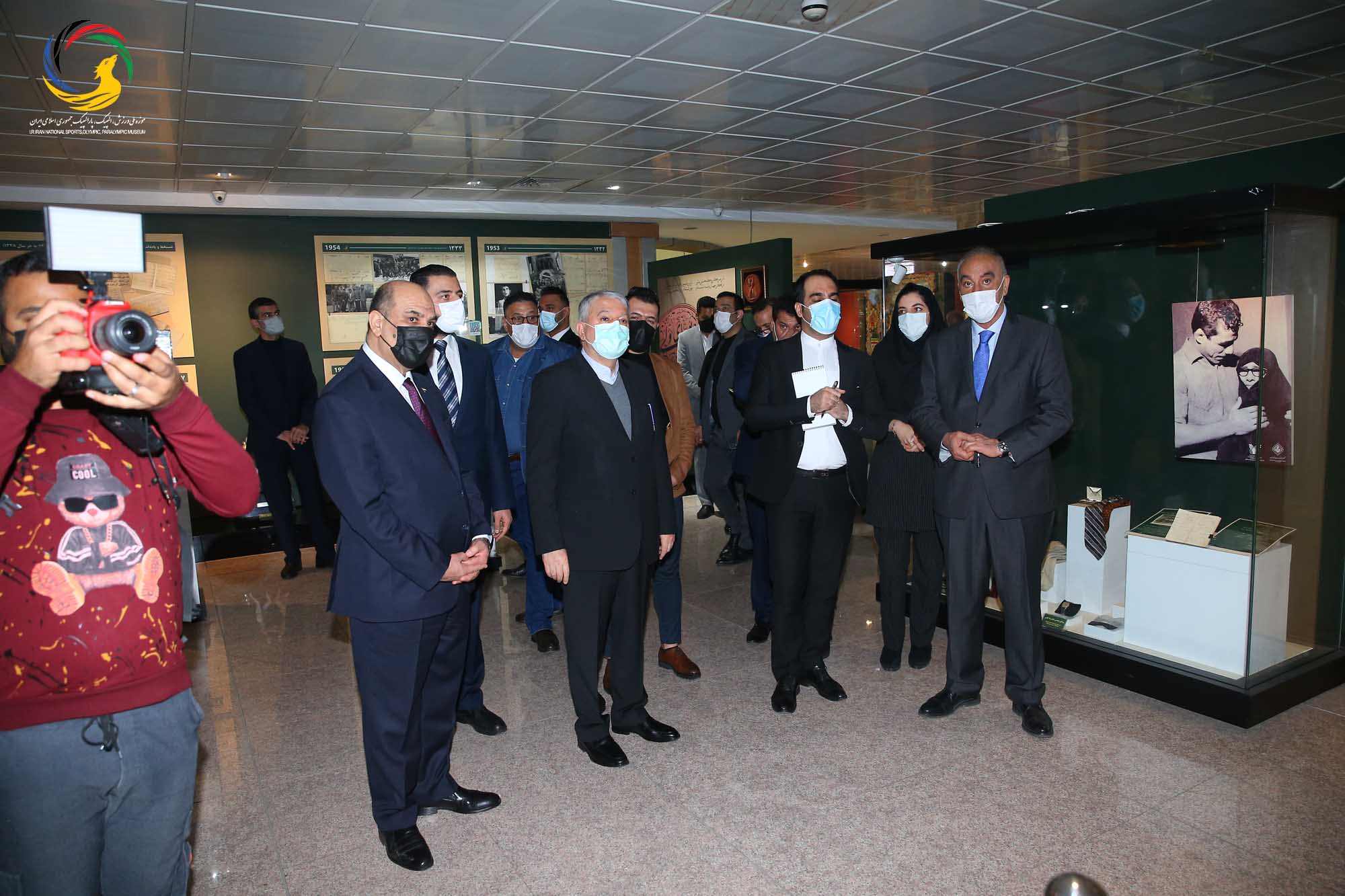 بازدید رئیس و دبیرکل کمیته ملی المپیک عراق از موزه ملی ورزش المپیک و پارالمپیک