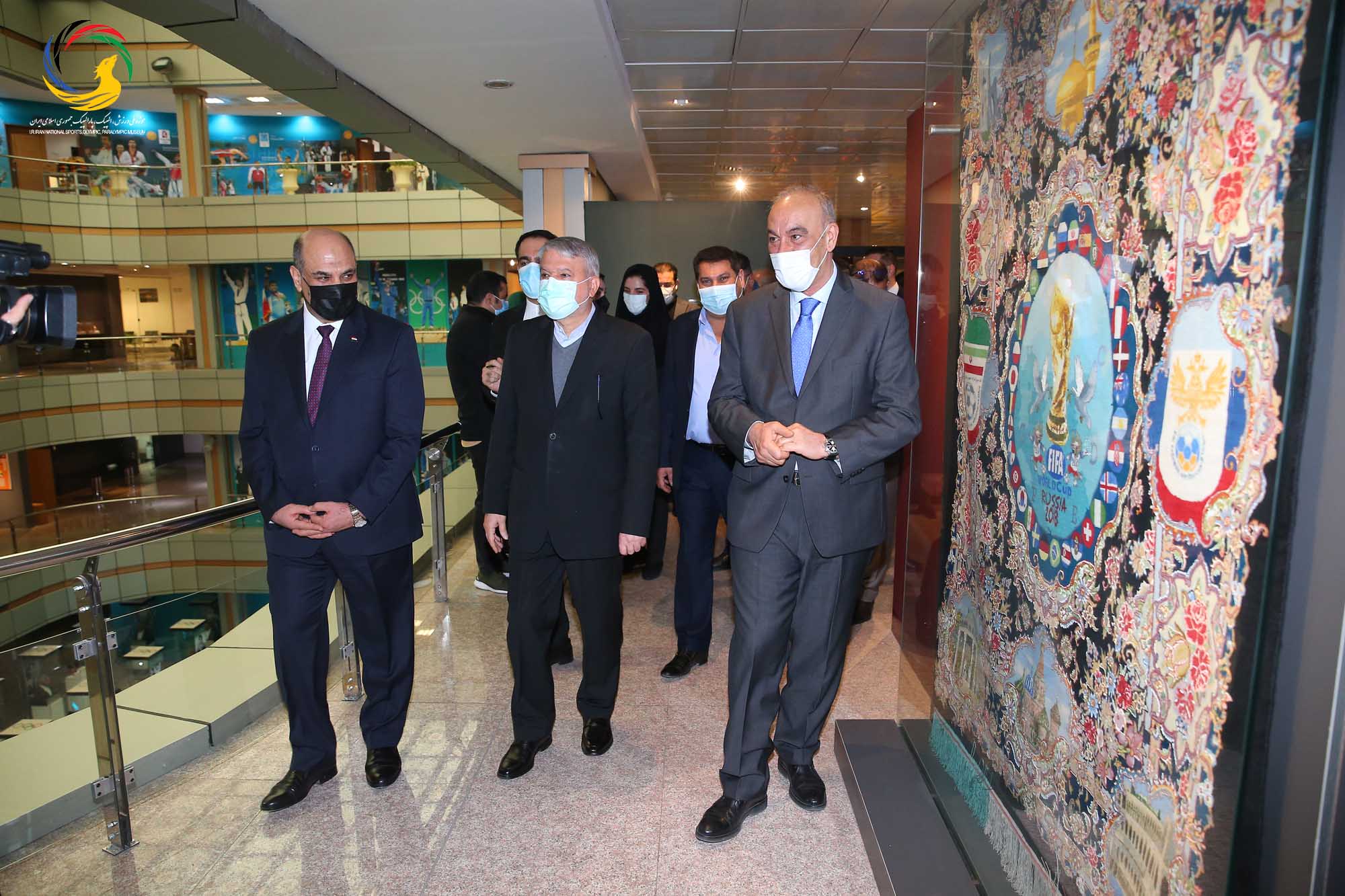 بازدید رئیس و دبیرکل کمیته ملی المپیک عراق از موزه ملی ورزش المپیک و پارالمپیک