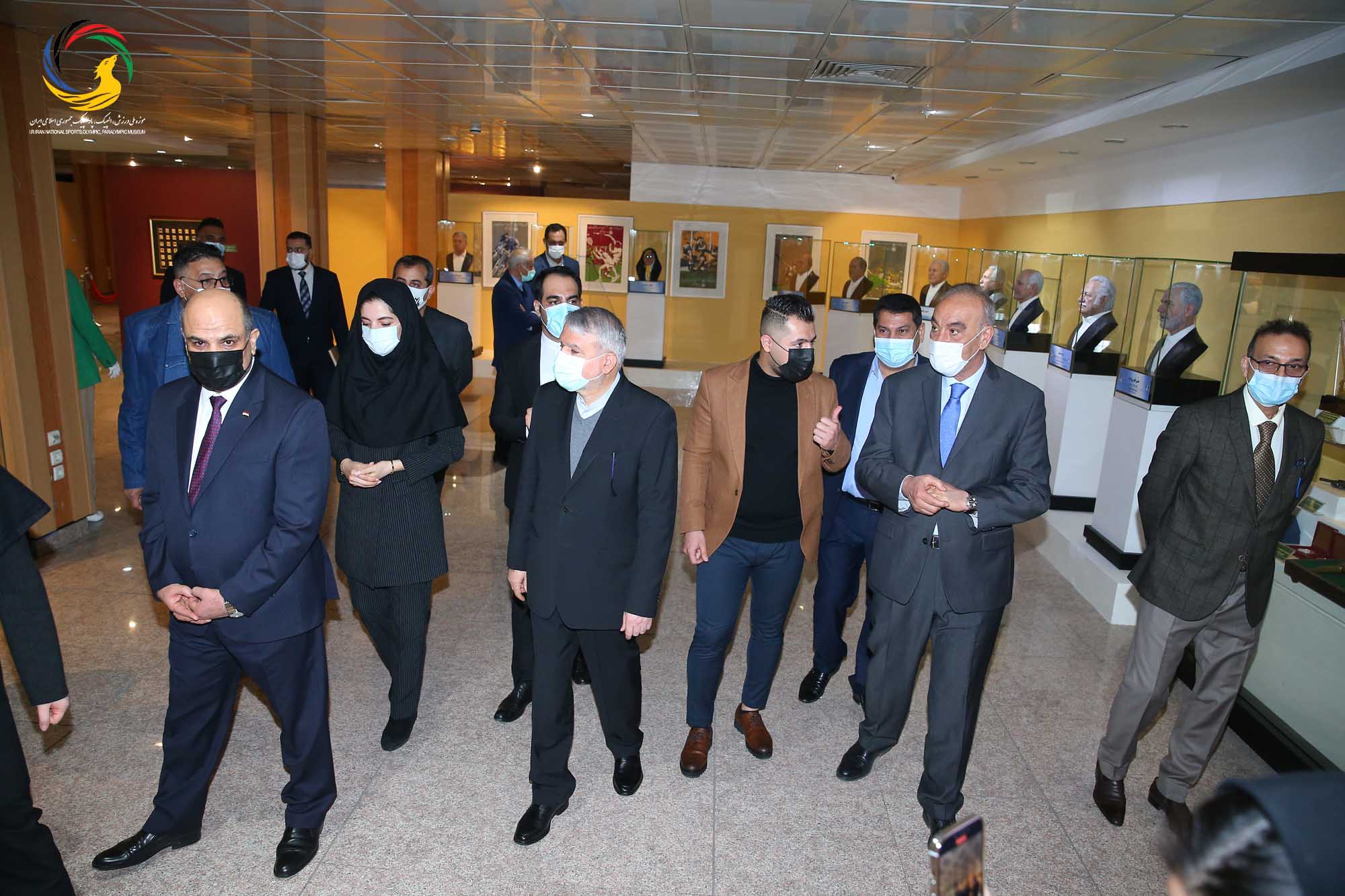 بازدید رئیس و دبیرکل کمیته ملی المپیک عراق از موزه ملی ورزش المپیک و پارالمپیک