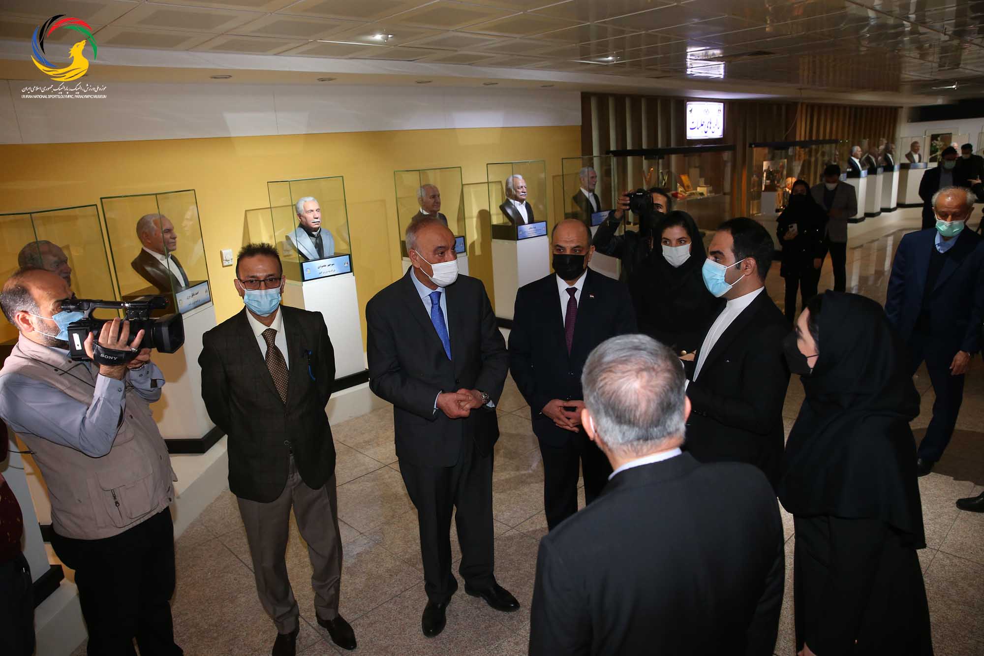 بازدید رئیس و دبیرکل کمیته ملی المپیک عراق از موزه ملی ورزش المپیک و پارالمپیک