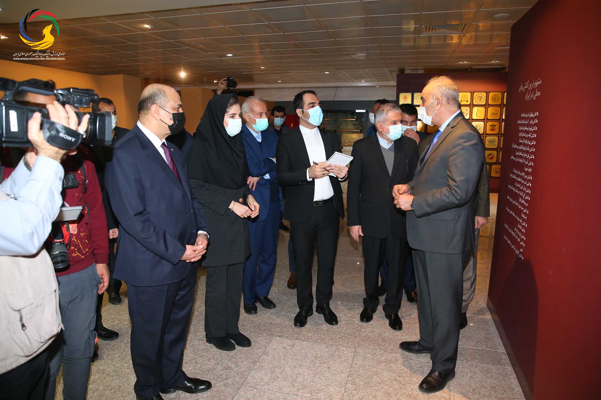 بازدید رئیس و دبیرکل کمیته ملی المپیک عراق از موزه ملی ورزش المپیک و پارالمپیک