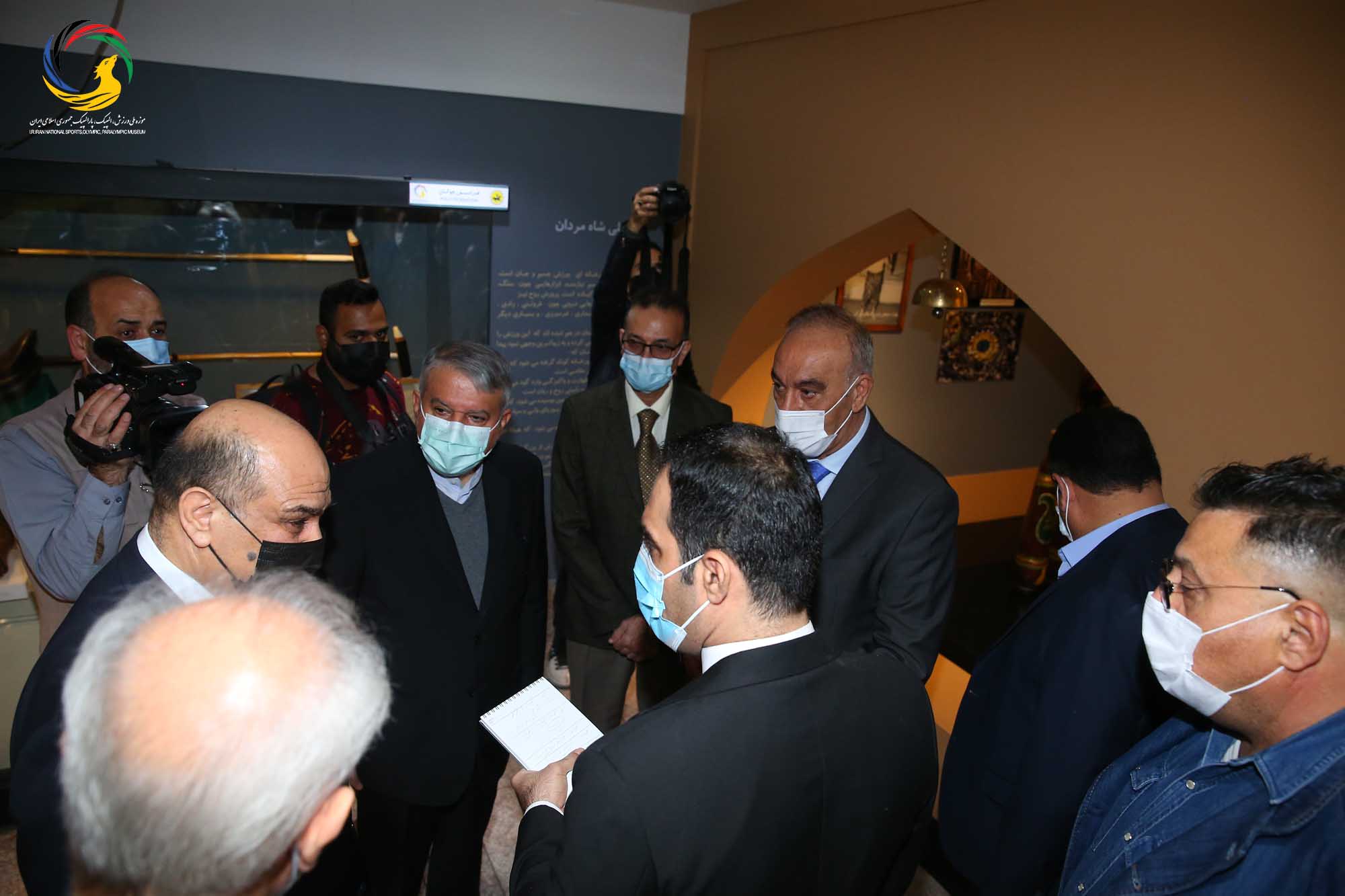 بازدید رئیس و دبیرکل کمیته ملی المپیک عراق از موزه ملی ورزش المپیک و پارالمپیک