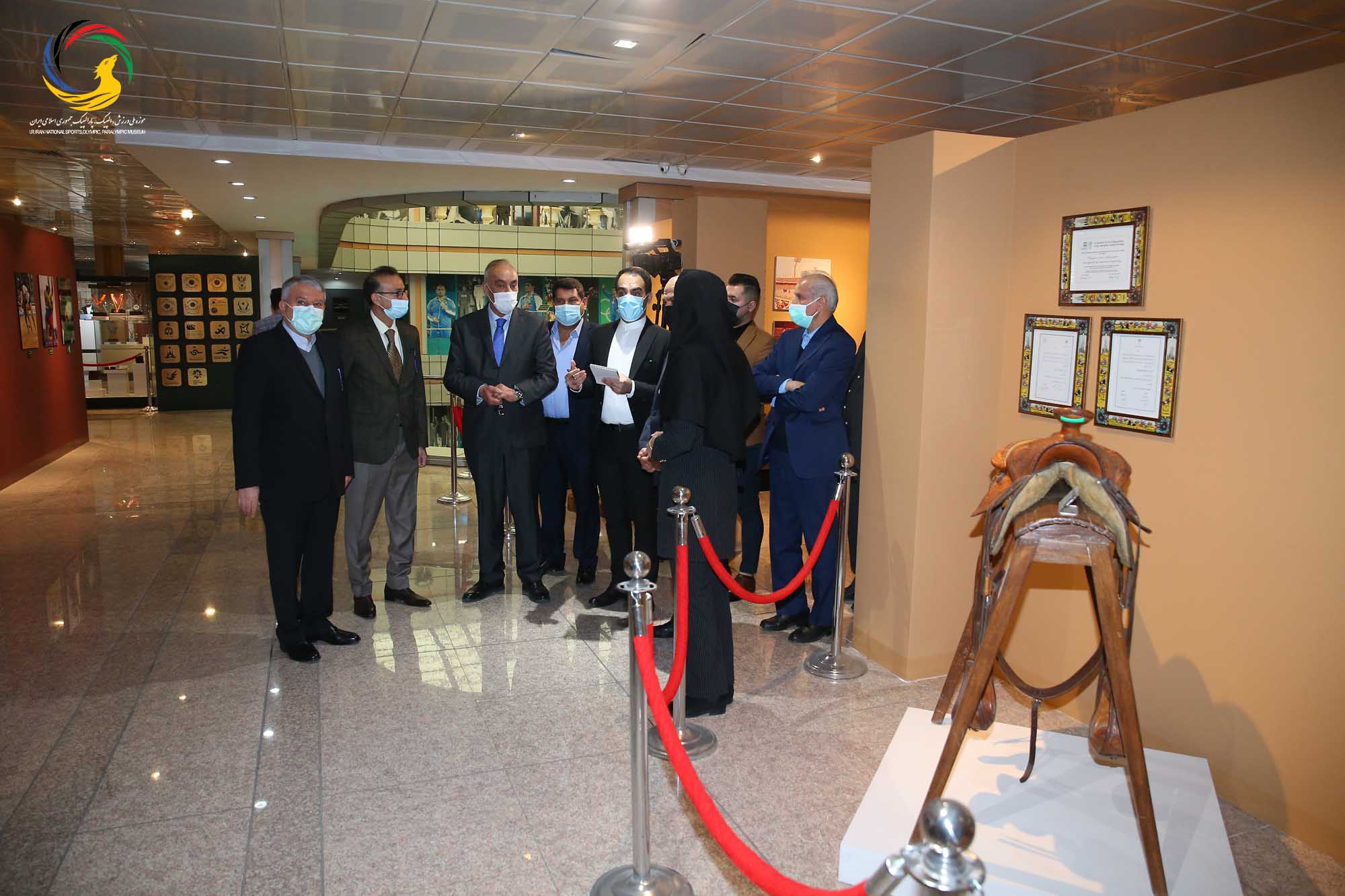 بازدید رئیس و دبیرکل کمیته ملی المپیک عراق از موزه ملی ورزش المپیک و پارالمپیک