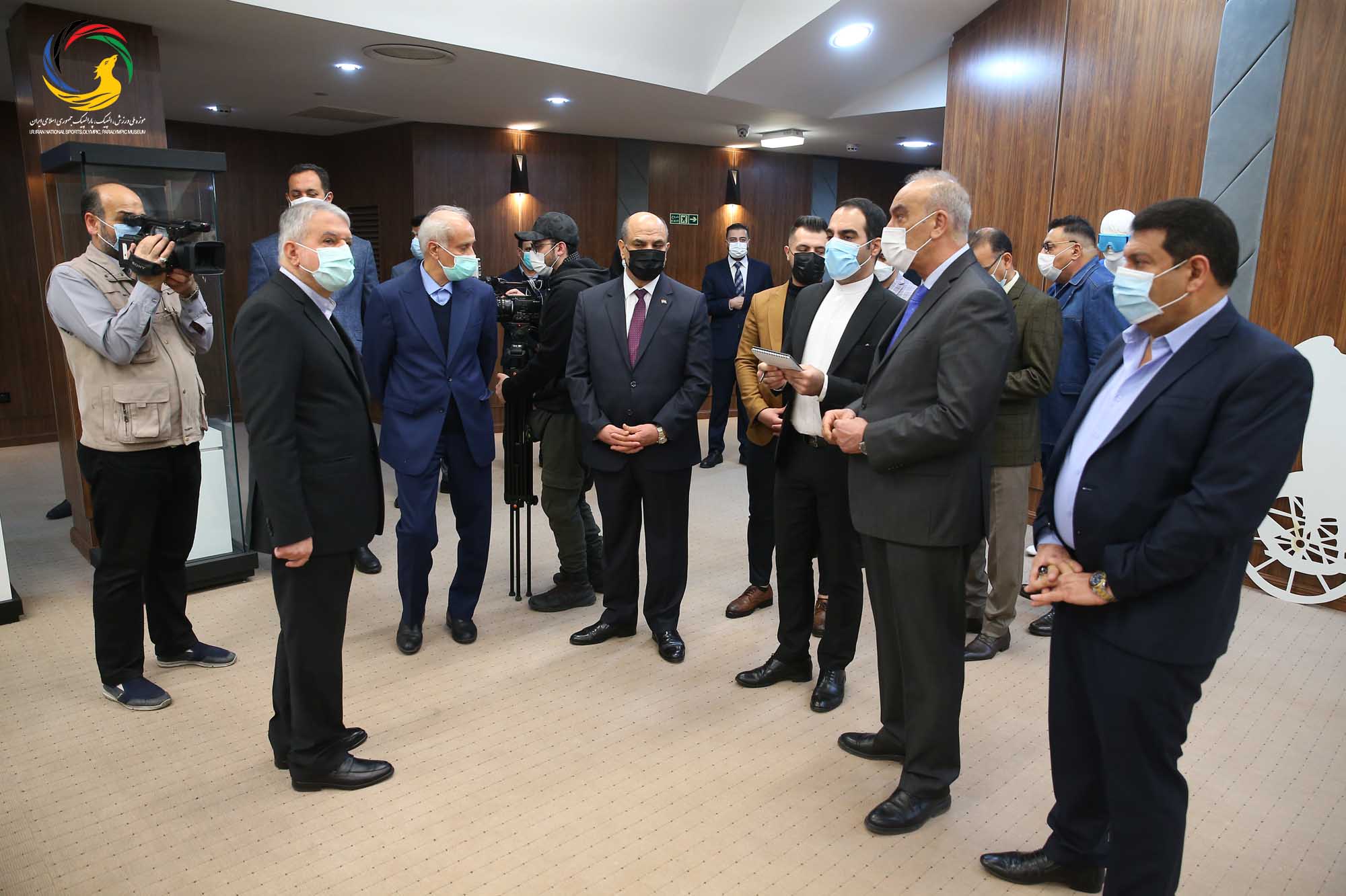بازدید رئیس و دبیرکل کمیته ملی المپیک عراق از موزه ملی ورزش المپیک و پارالمپیک