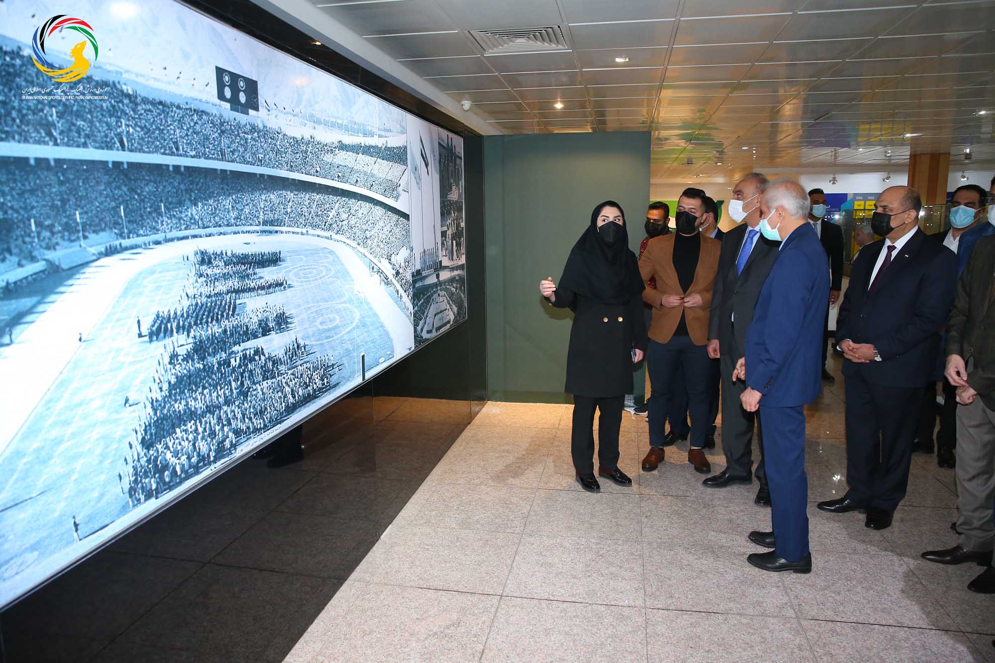 بازدید رئیس و دبیرکل کمیته ملی المپیک عراق از موزه ملی ورزش المپیک و پارالمپیک