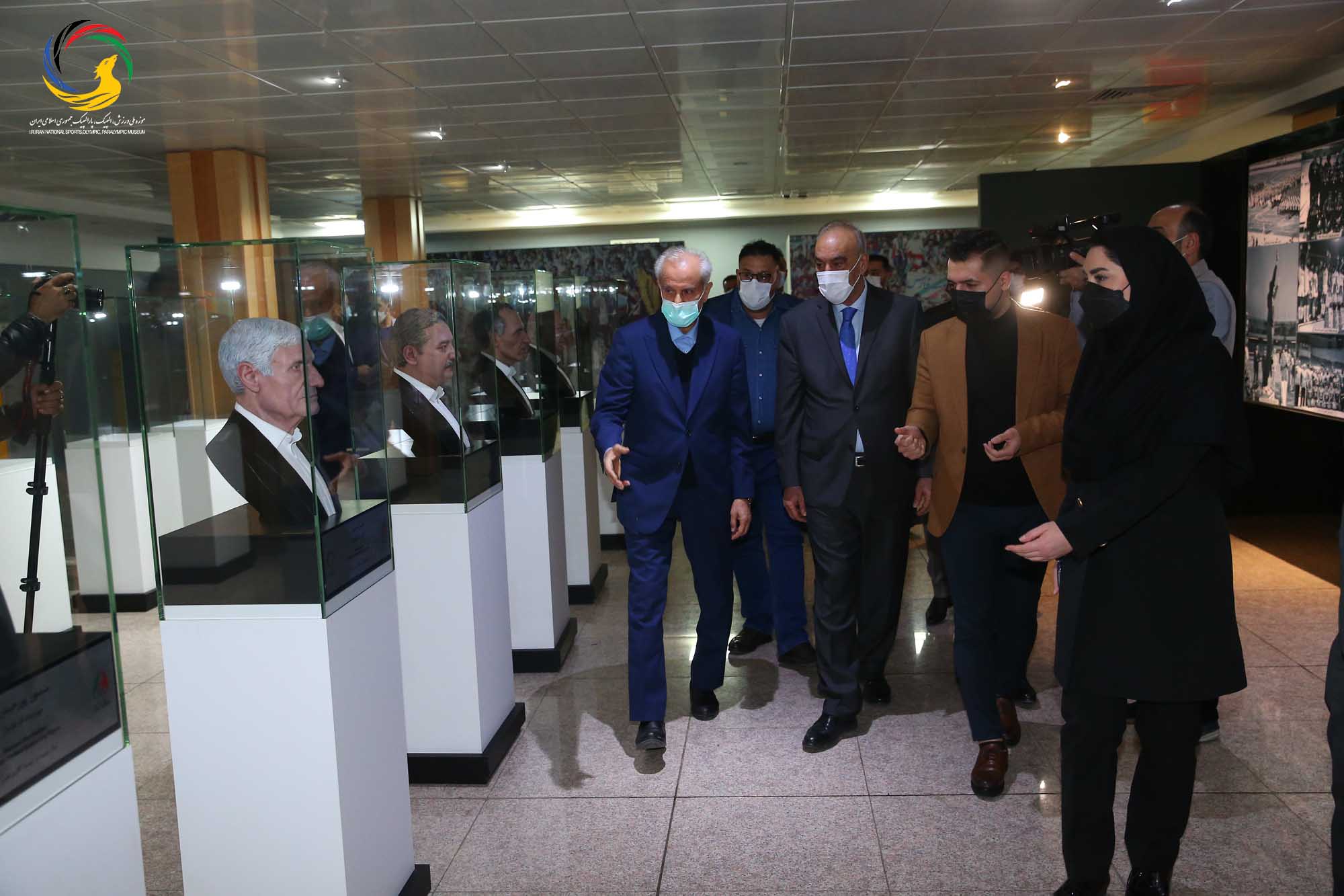 بازدید رئیس و دبیرکل کمیته ملی المپیک عراق از موزه ملی ورزش المپیک و پارالمپیک