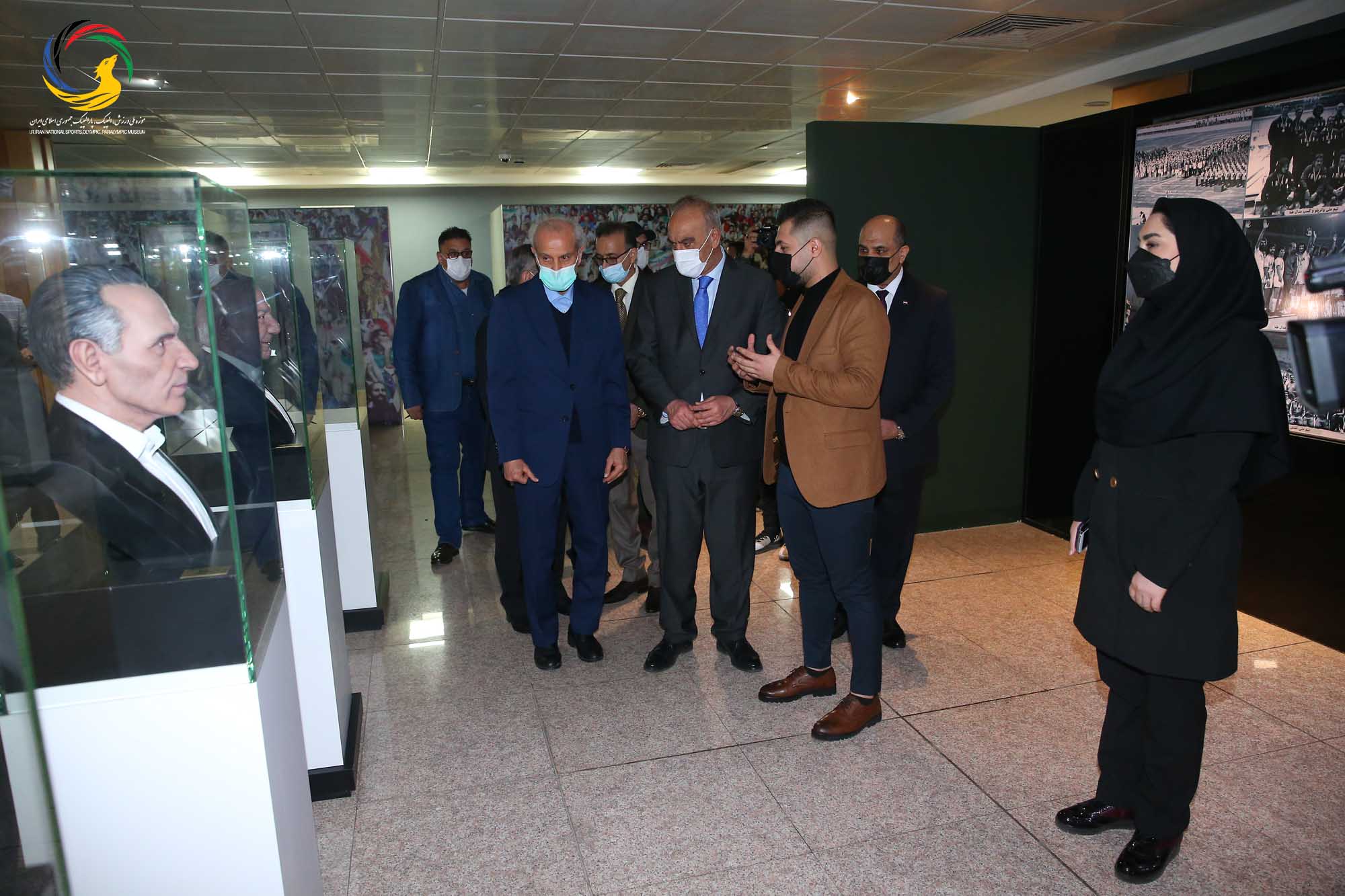 بازدید رئیس و دبیرکل کمیته ملی المپیک عراق از موزه ملی ورزش المپیک و پارالمپیک