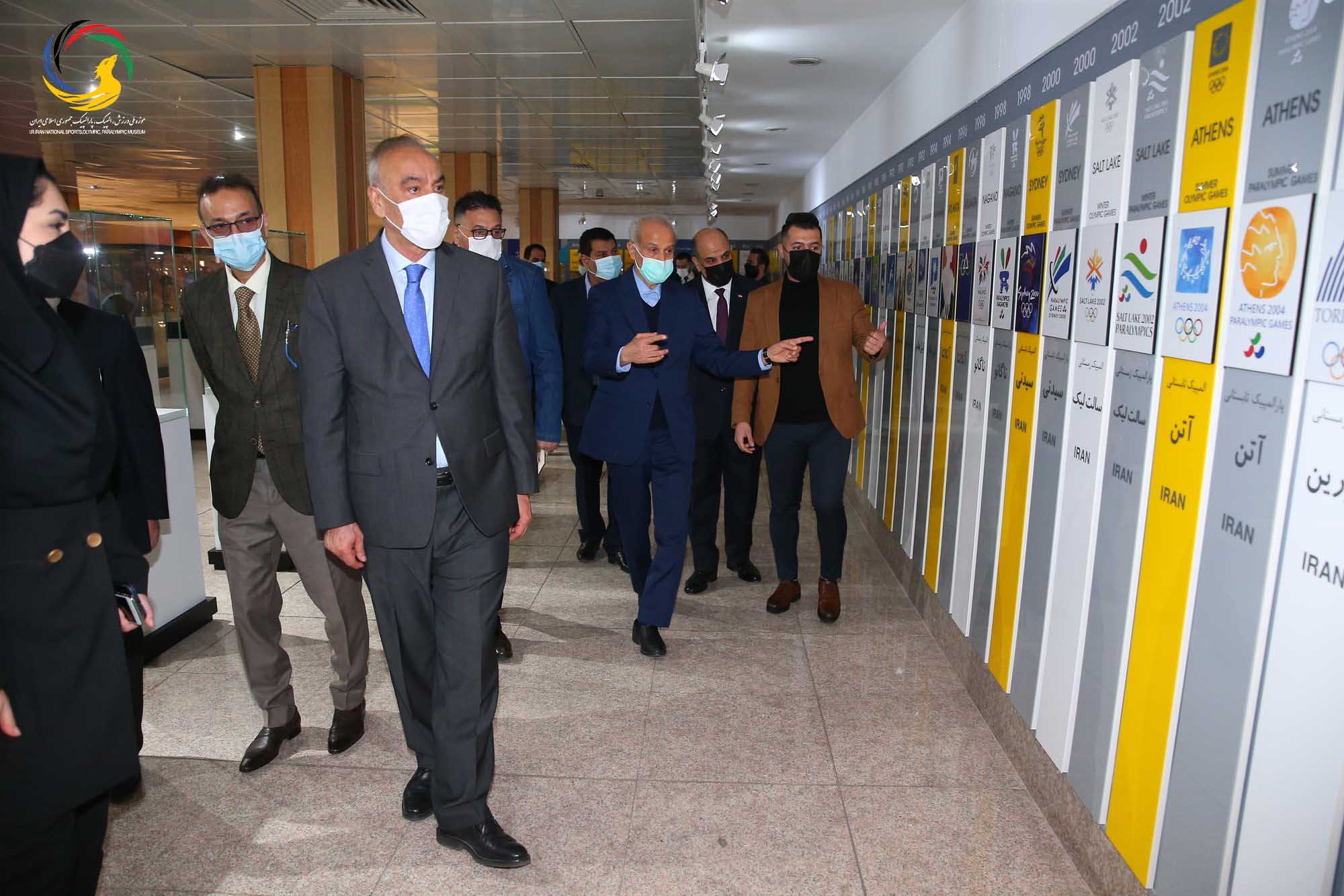 بازدید رئیس و دبیرکل کمیته ملی المپیک عراق از موزه ملی ورزش المپیک و پارالمپیک
