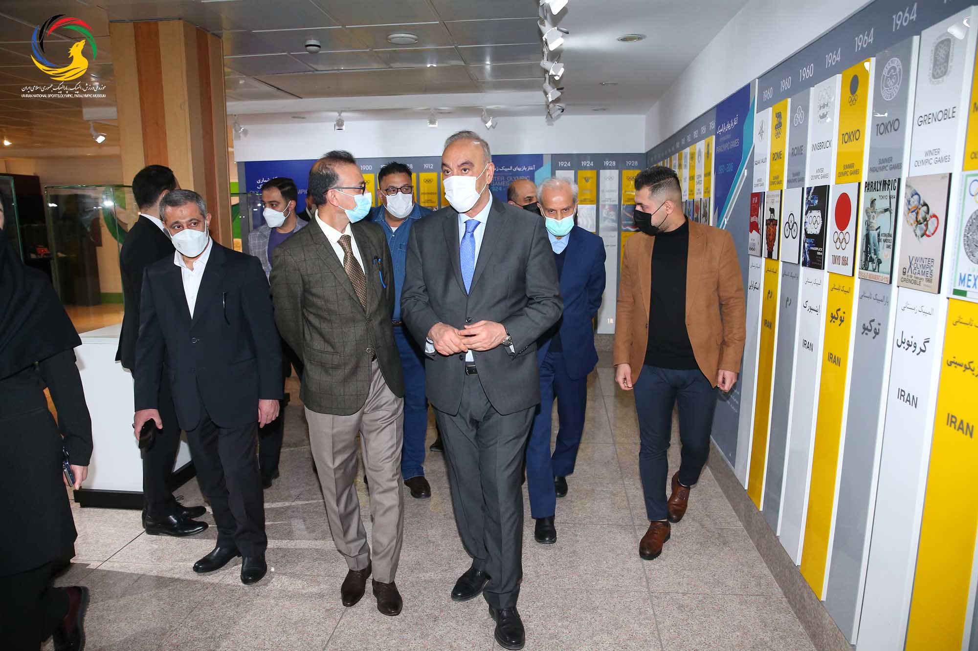 بازدید رئیس و دبیرکل کمیته ملی المپیک عراق از موزه ملی ورزش المپیک و پارالمپیک