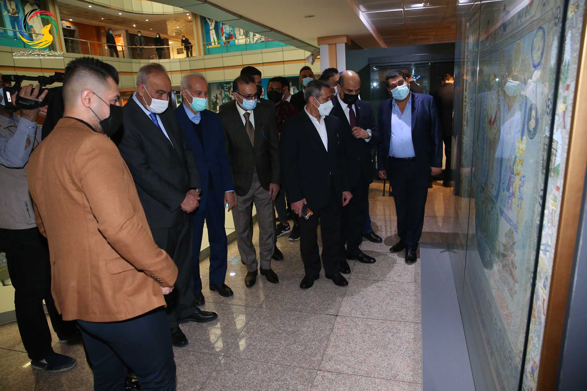 بازدید رئیس و دبیرکل کمیته ملی المپیک عراق از موزه ملی ورزش المپیک و پارالمپیک