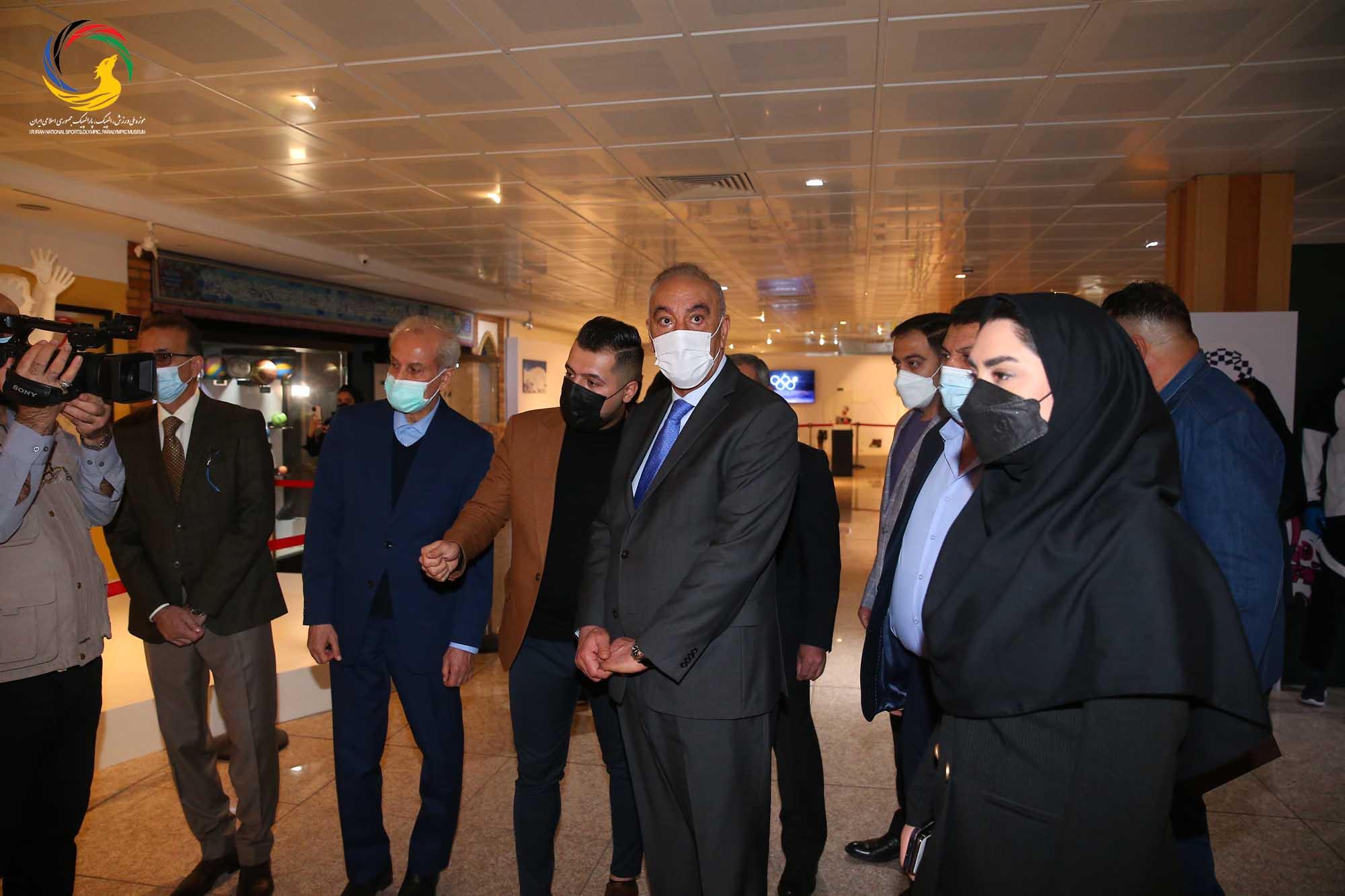 بازدید رئیس و دبیرکل کمیته ملی المپیک عراق از موزه ملی ورزش المپیک و پارالمپیک