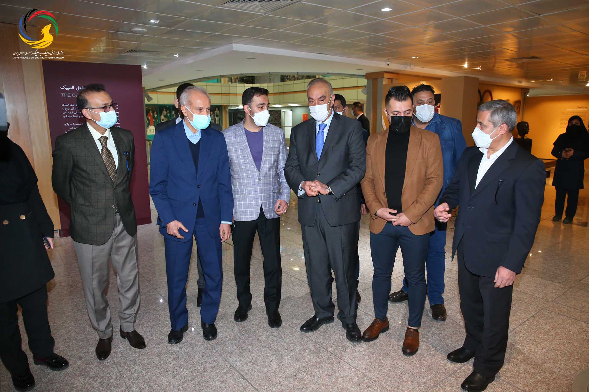 بازدید رئیس و دبیرکل کمیته ملی المپیک عراق از موزه ملی ورزش المپیک و پارالمپیک