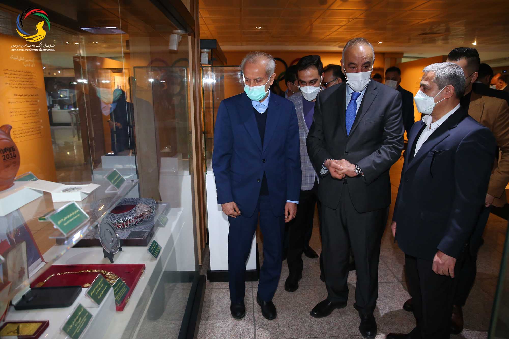 بازدید رئیس و دبیرکل کمیته ملی المپیک عراق از موزه ملی ورزش المپیک و پارالمپیک