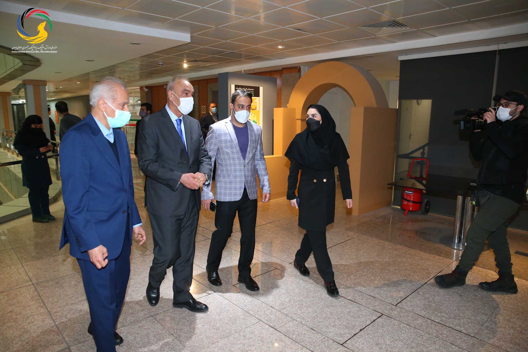 بازدید رئیس و دبیرکل کمیته ملی المپیک عراق از موزه ملی ورزش المپیک و پارالمپیک