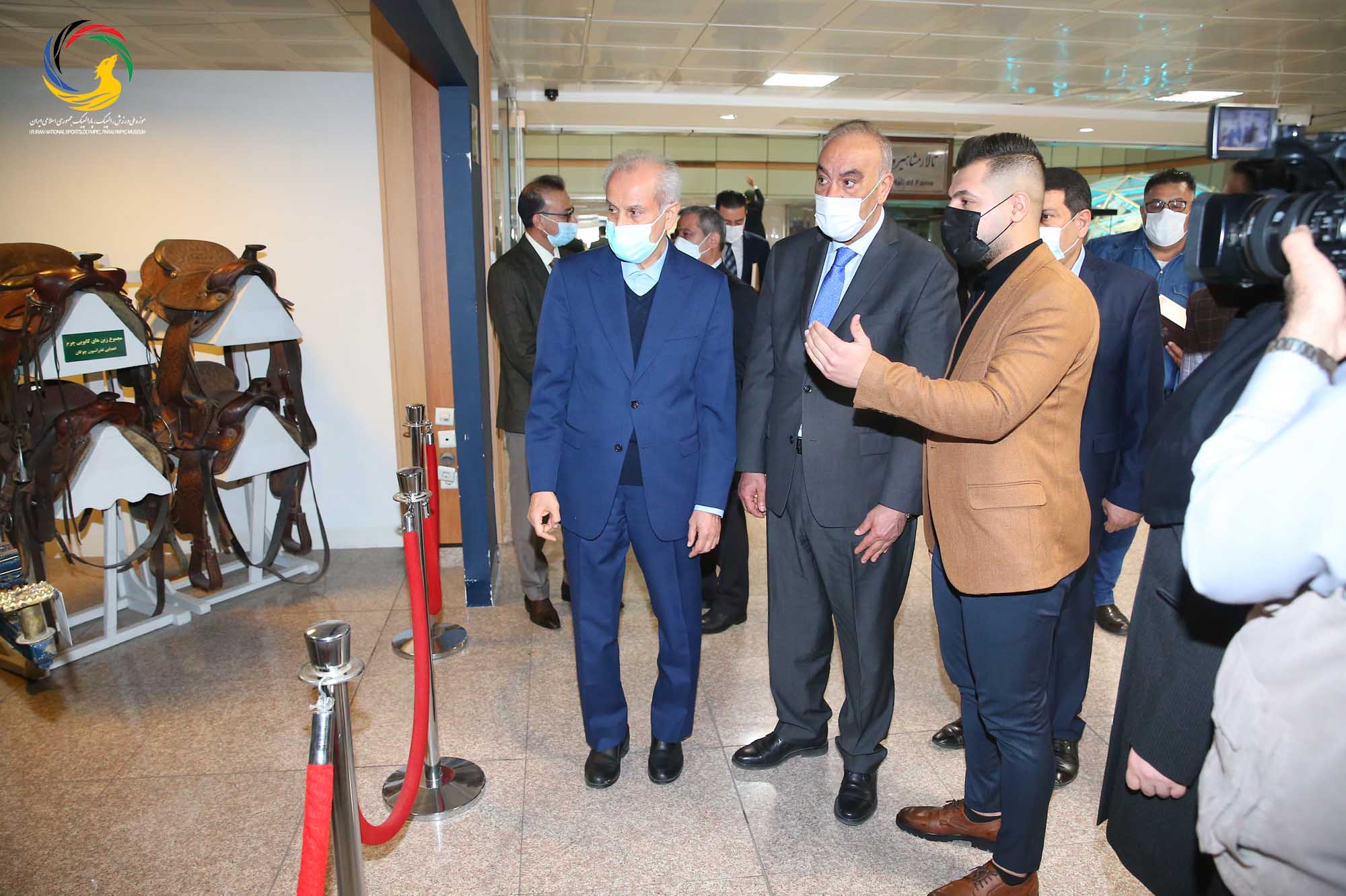 بازدید رئیس و دبیرکل کمیته ملی المپیک عراق از موزه ملی ورزش المپیک و پارالمپیک