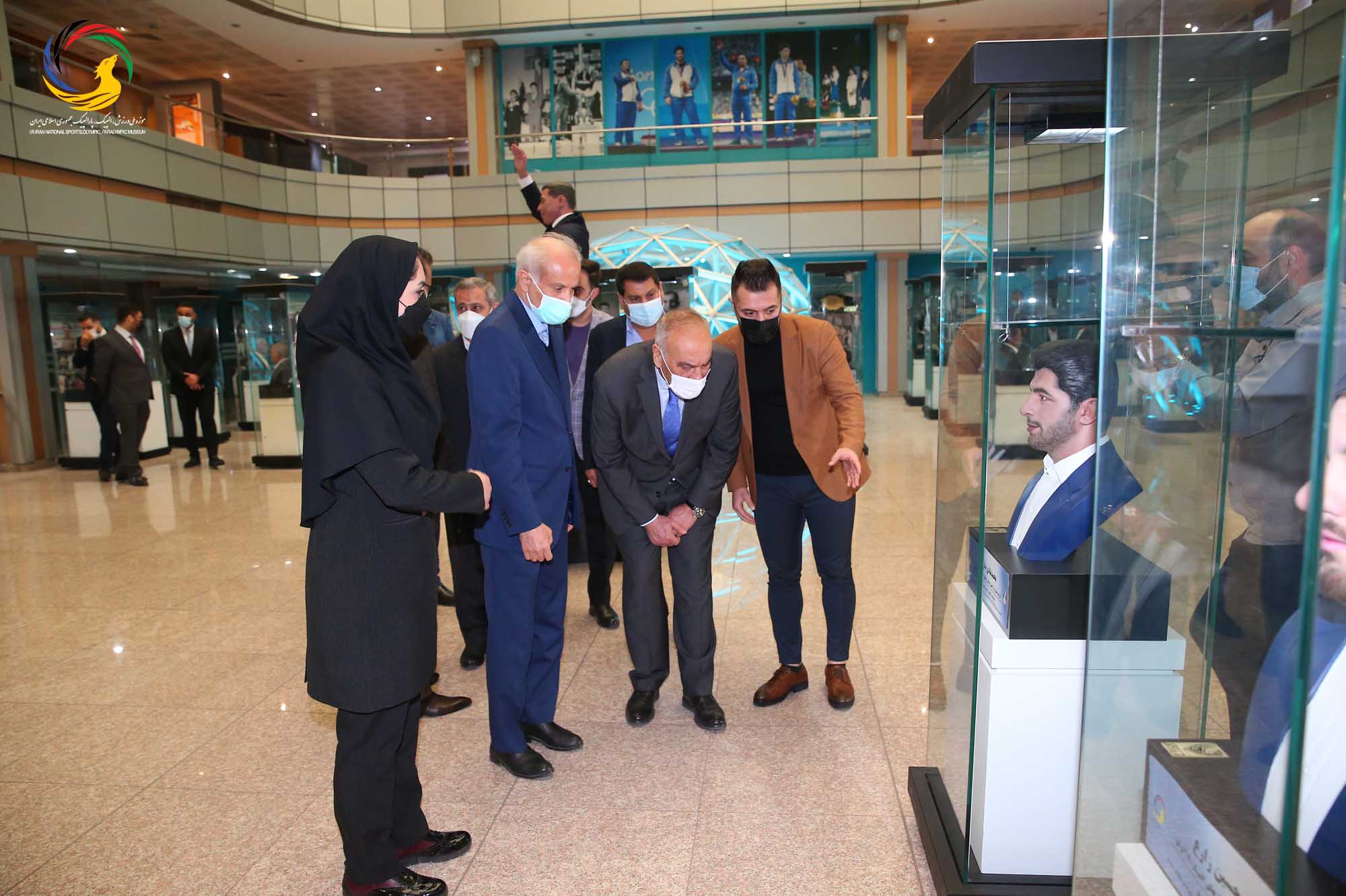 بازدید رئیس و دبیرکل کمیته ملی المپیک عراق از موزه ملی ورزش المپیک و پارالمپیک