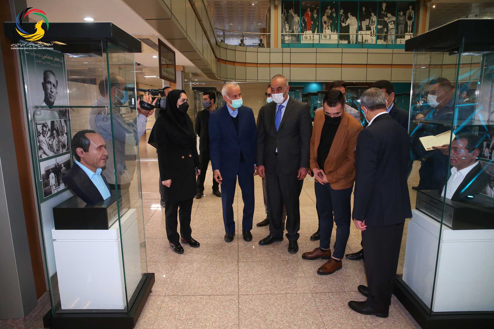 بازدید رئیس و دبیرکل کمیته ملی المپیک عراق از موزه ملی ورزش المپیک و پارالمپیک