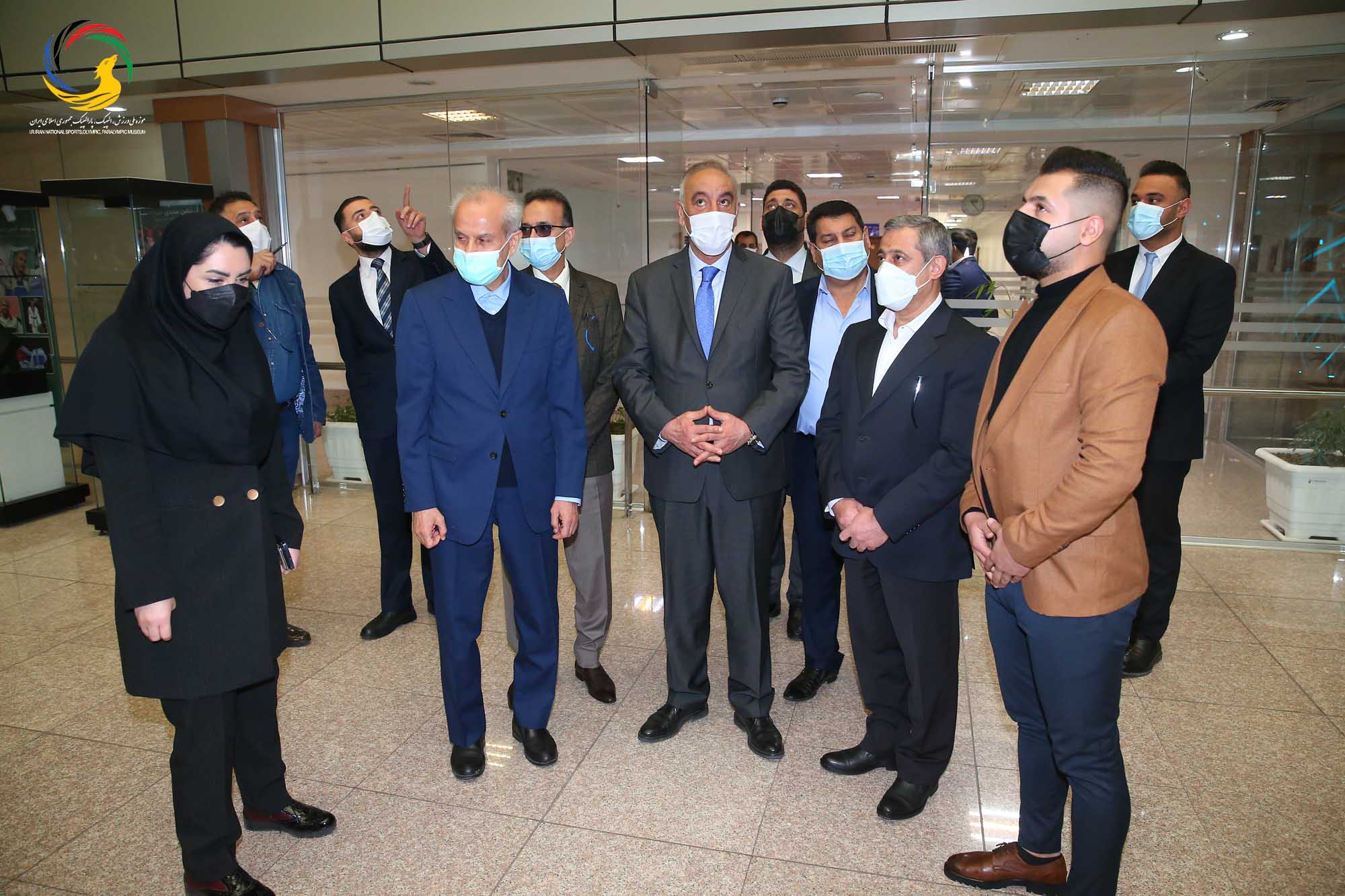 بازدید رئیس و دبیرکل کمیته ملی المپیک عراق از موزه ملی ورزش المپیک و پارالمپیک