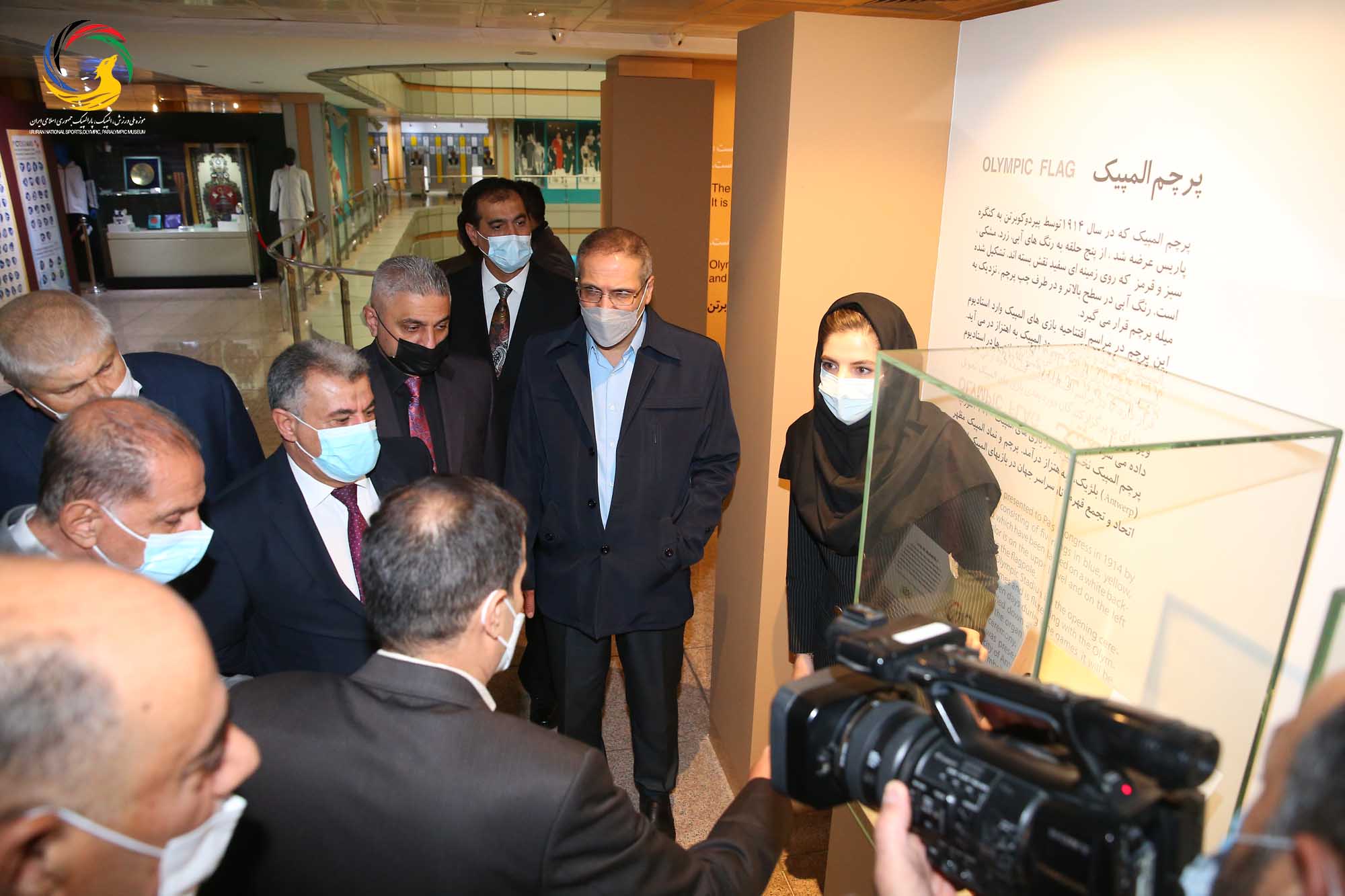 بازدید جمعی از روسای فدراسیون های ورزشی عراق از موزه ملی ورزش، المپیک، پارالمپیک