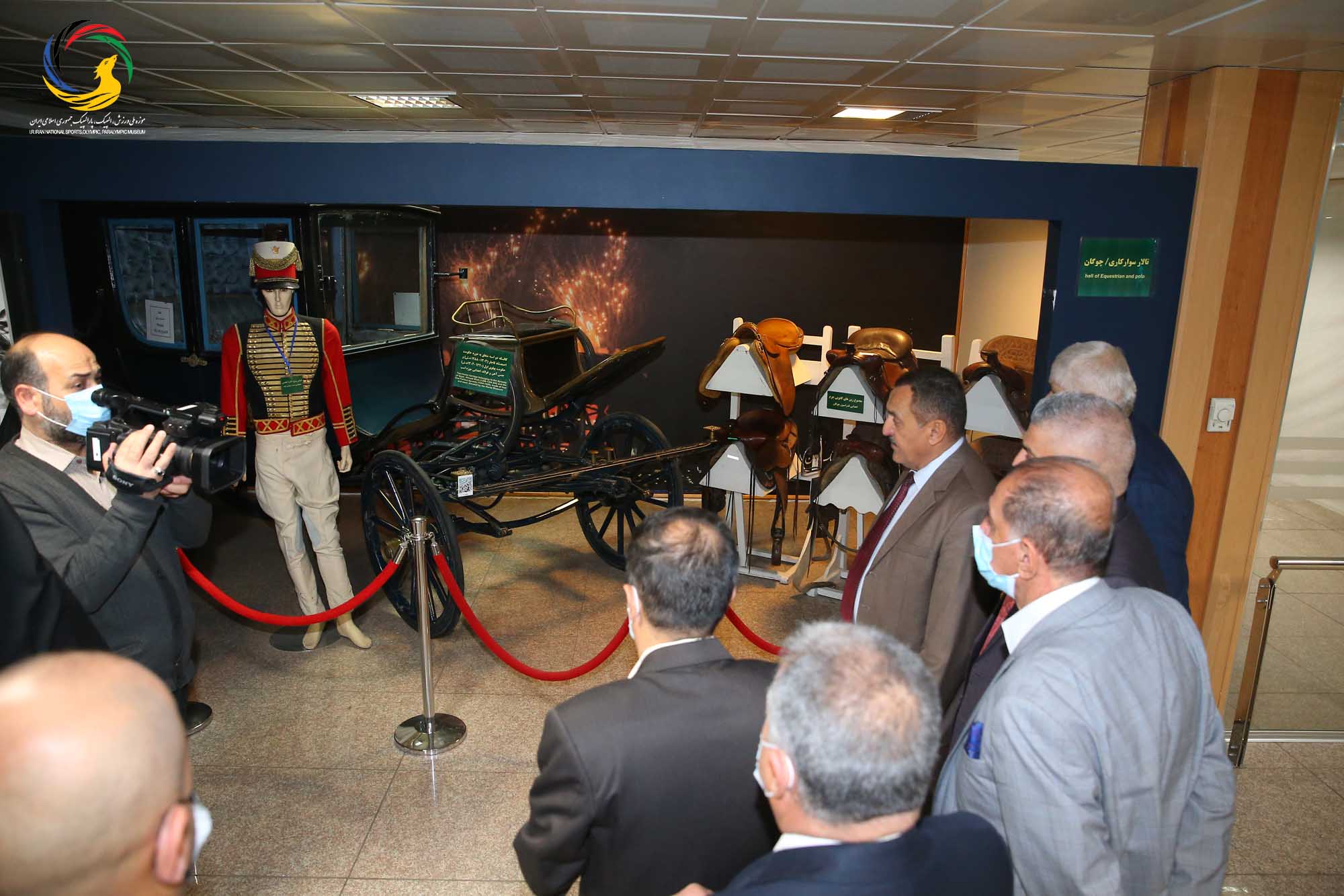 بازدید جمعی از روسای فدراسیون های ورزشی عراق از موزه ملی ورزش، المپیک، پارالمپیک
