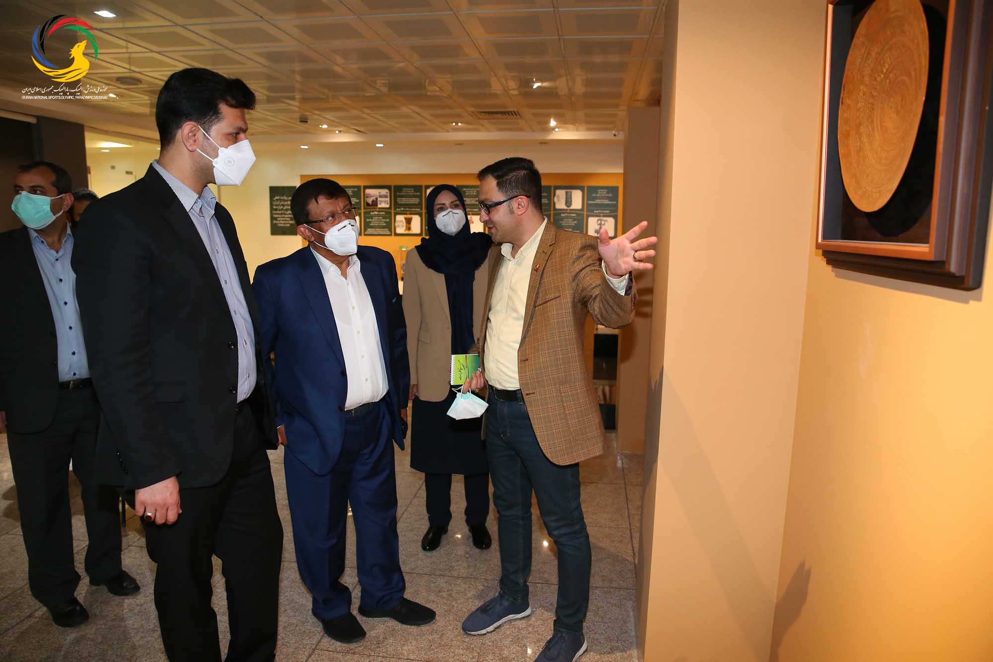 بازدید بدرالذیاب نایب رئیس فدراسیون بین المللی هندبال و خزانه دار فدراسیون هندبال آسیا