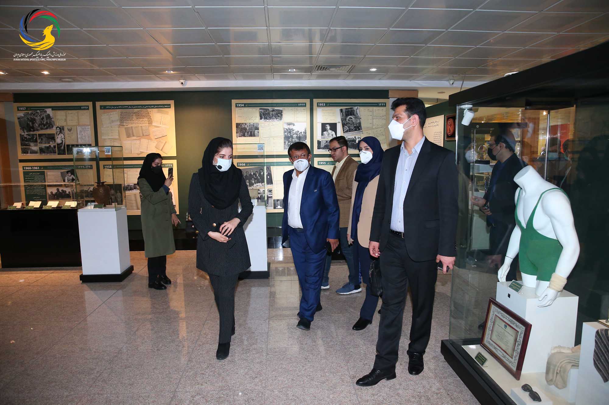 بازدید بدرالذیاب نایب رئیس فدراسیون بین المللی هندبال و خزانه دار فدراسیون هندبال آسیا