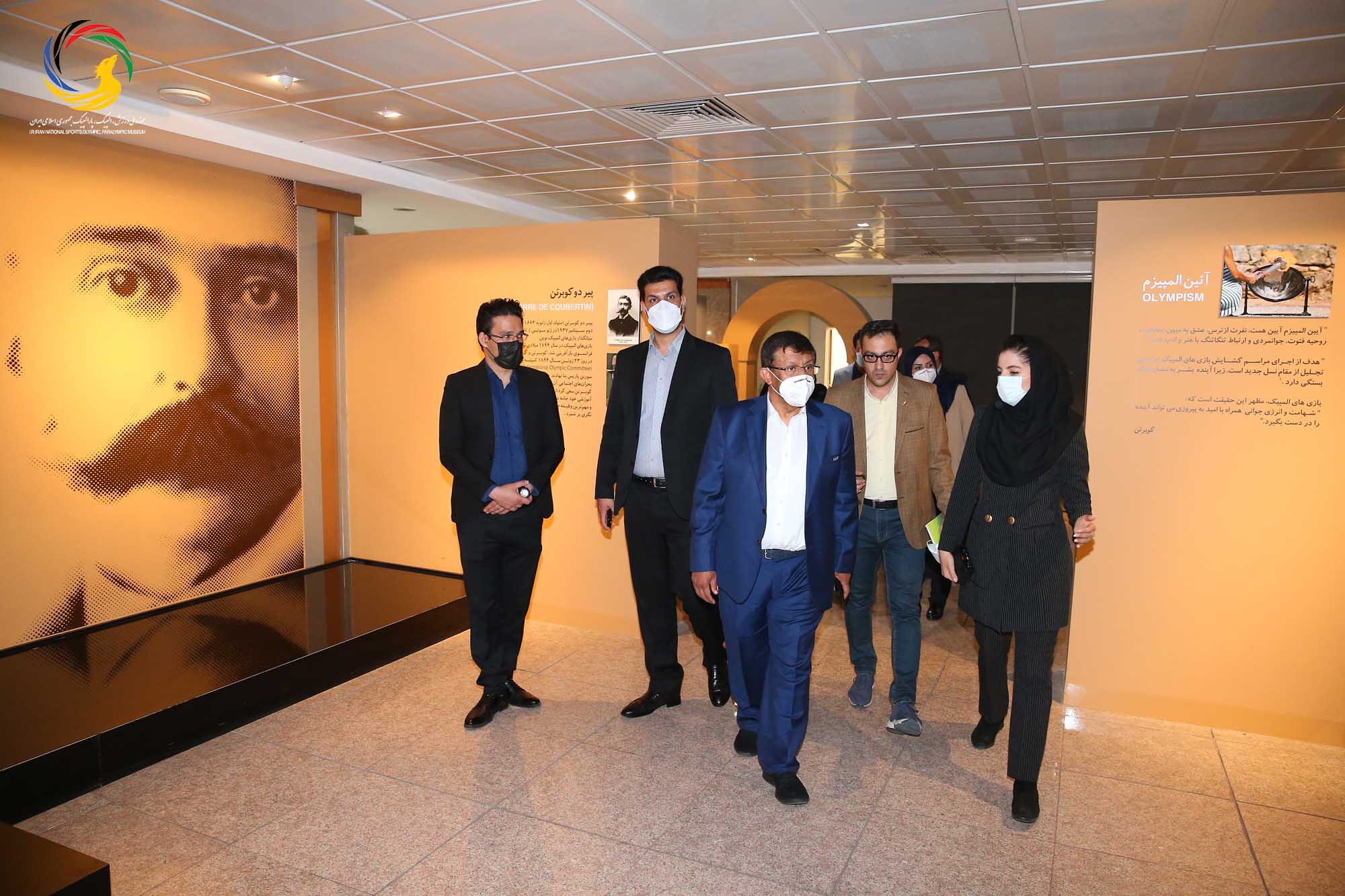 بازدید بدرالذیاب نایب رئیس فدراسیون بین المللی هندبال و خزانه دار فدراسیون هندبال آسیا