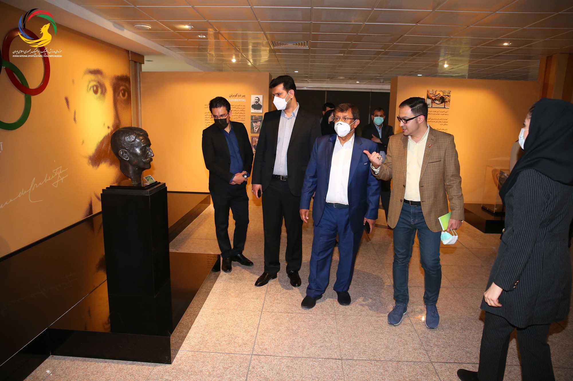 بازدید بدرالذیاب نایب رئیس فدراسیون بین المللی هندبال و خزانه دار فدراسیون هندبال آسیا