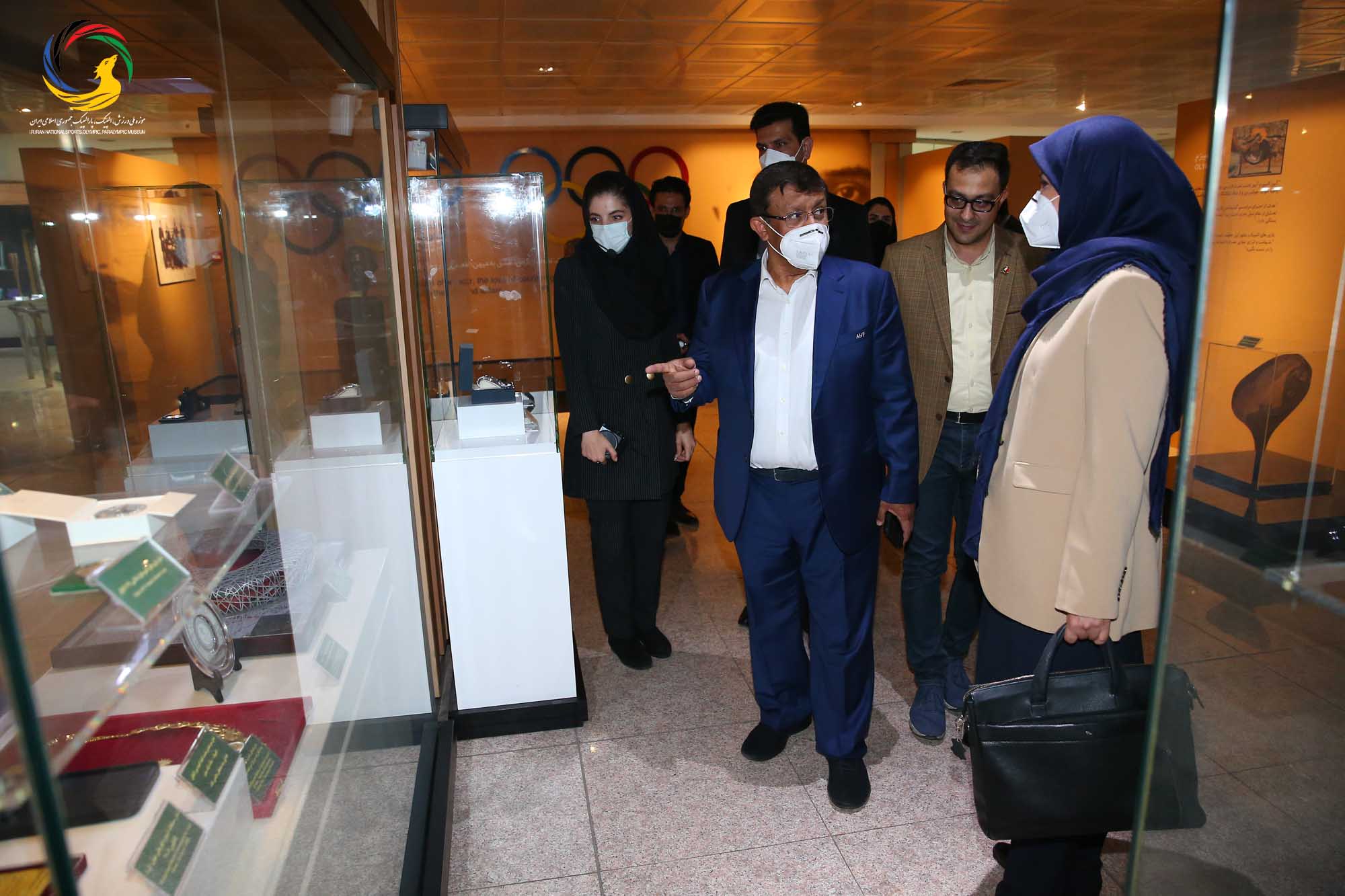 بازدید بدرالذیاب نایب رئیس فدراسیون بین المللی هندبال و خزانه دار فدراسیون هندبال آسیا