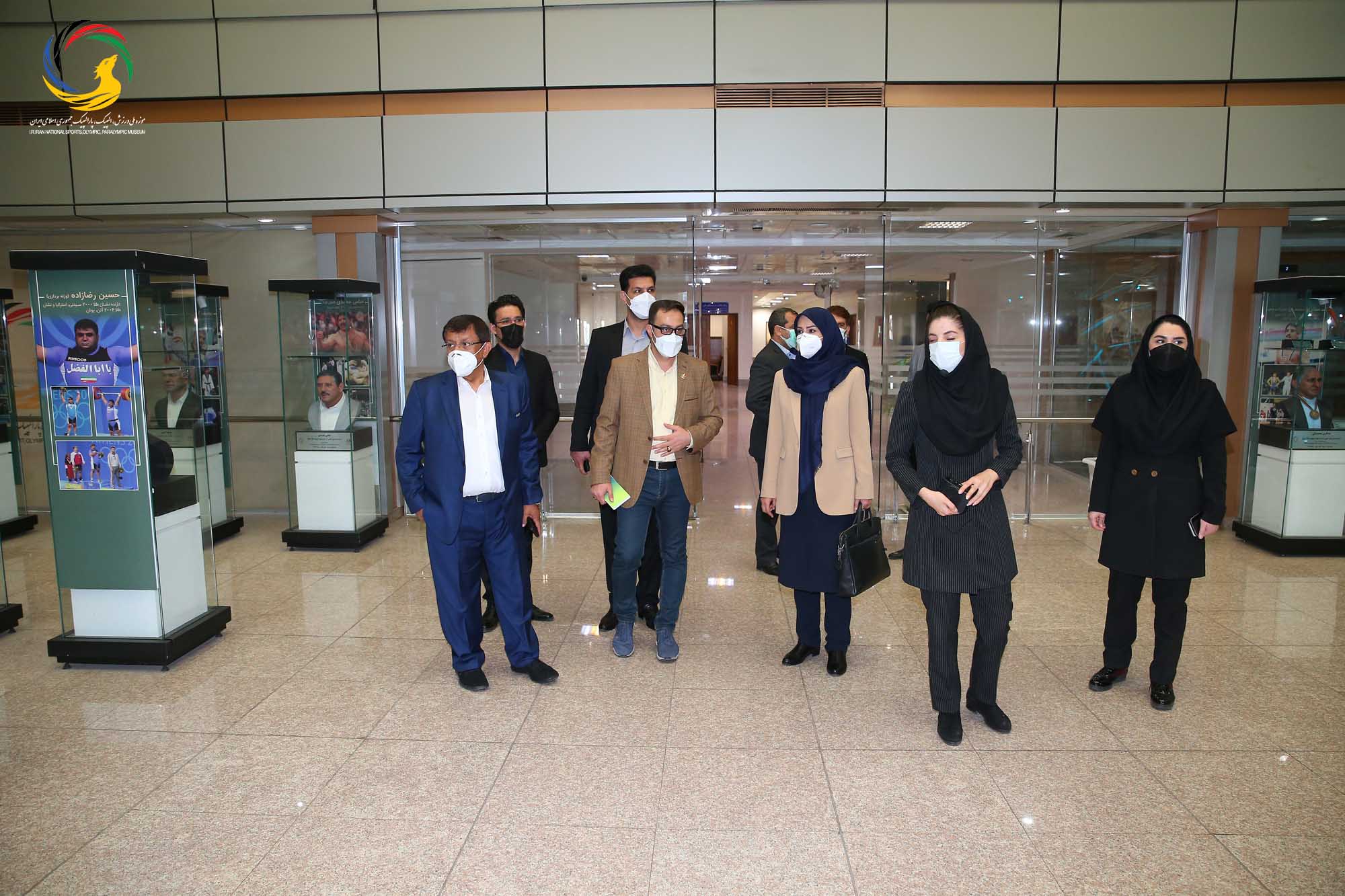 بازدید بدرالذیاب نایب رئیس فدراسیون بین المللی هندبال و خزانه دار فدراسیون هندبال آسیا