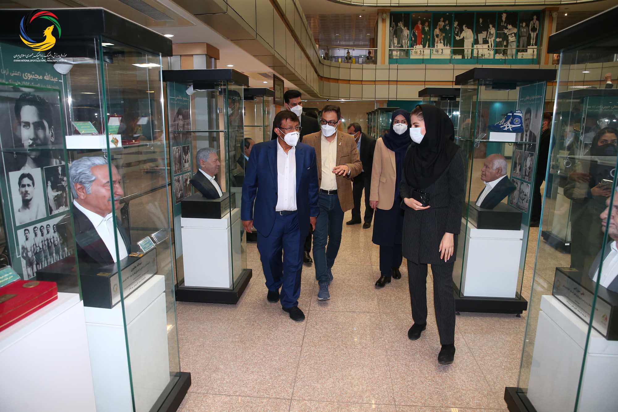 بازدید بدرالذیاب نایب رئیس فدراسیون بین المللی هندبال و خزانه دار فدراسیون هندبال آسیا