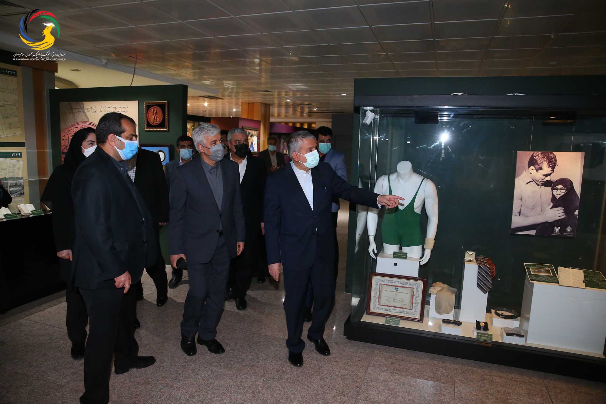 بازدید دکتر حمید سجادی وزیر ورزش و جوانان از موزه ملی ورزش، المپیک، پارالمپیک