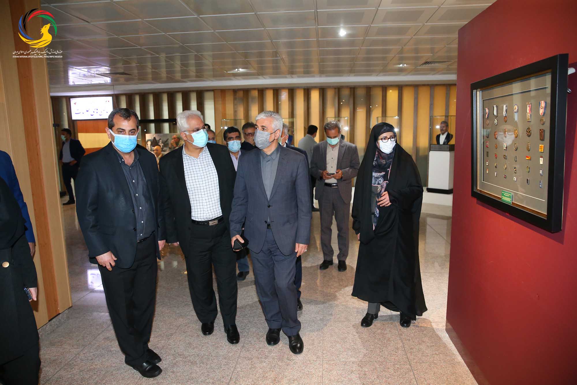 بازدید دکتر حمید سجادی وزیر ورزش و جوانان از موزه ملی ورزش، المپیک، پارالمپیک