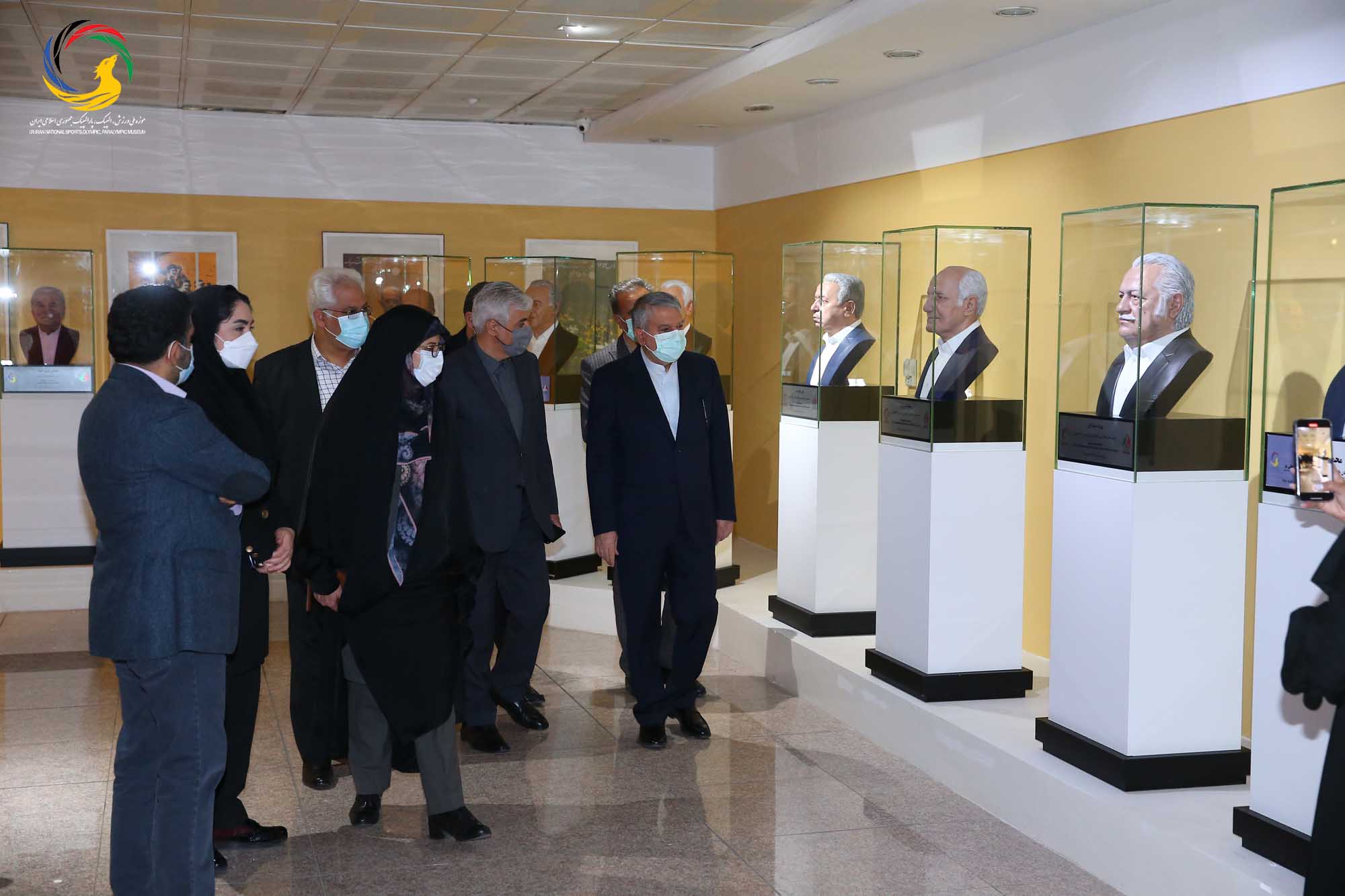 بازدید دکتر حمید سجادی وزیر ورزش و جوانان از موزه ملی ورزش، المپیک، پارالمپیک