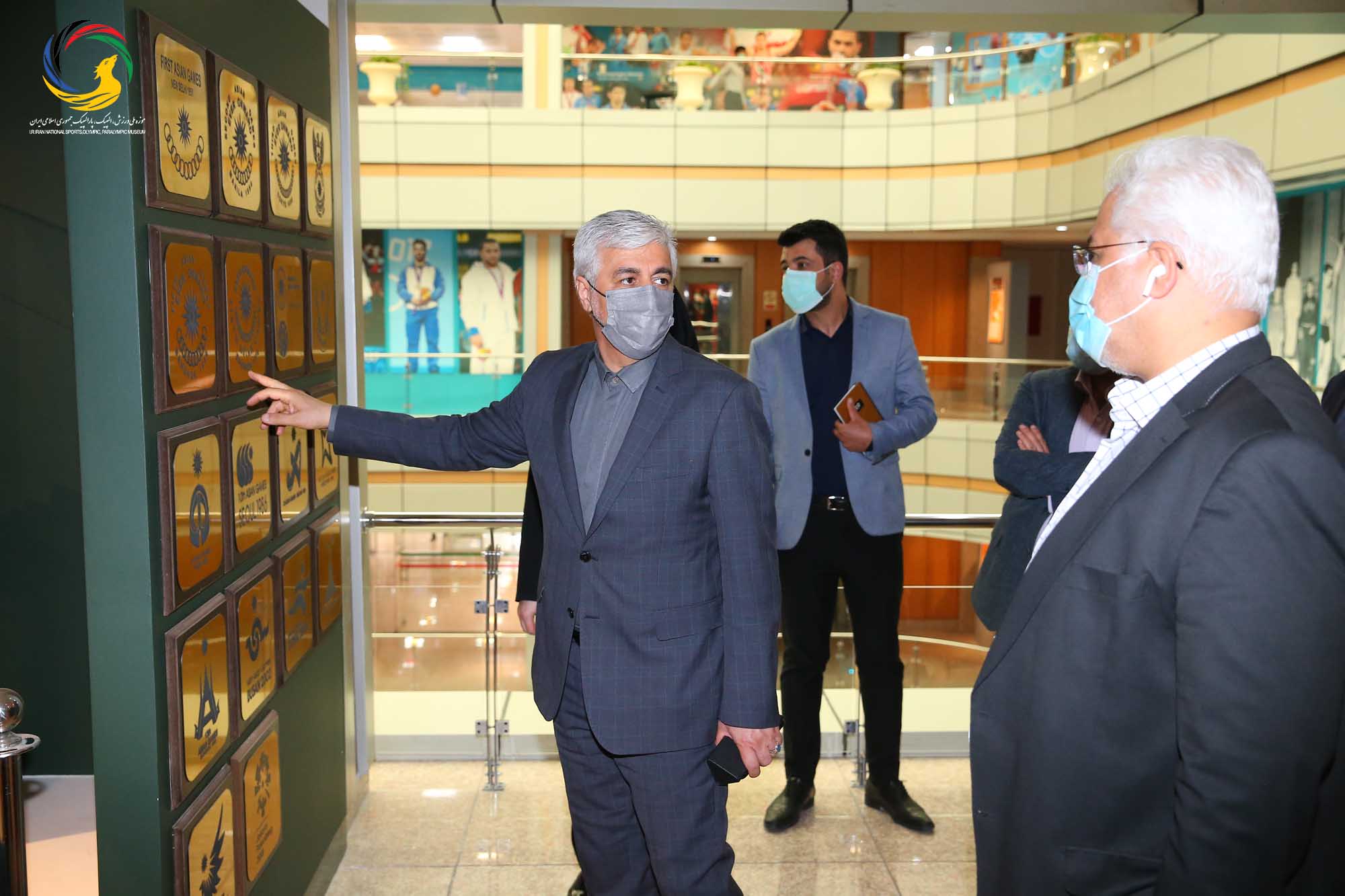 بازدید دکتر حمید سجادی وزیر ورزش و جوانان از موزه ملی ورزش، المپیک، پارالمپیک