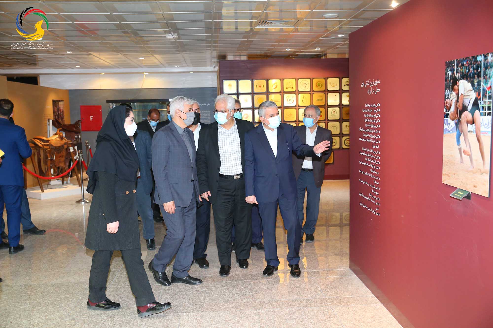 بازدید دکتر حمید سجادی وزیر ورزش و جوانان از موزه ملی ورزش، المپیک، پارالمپیک