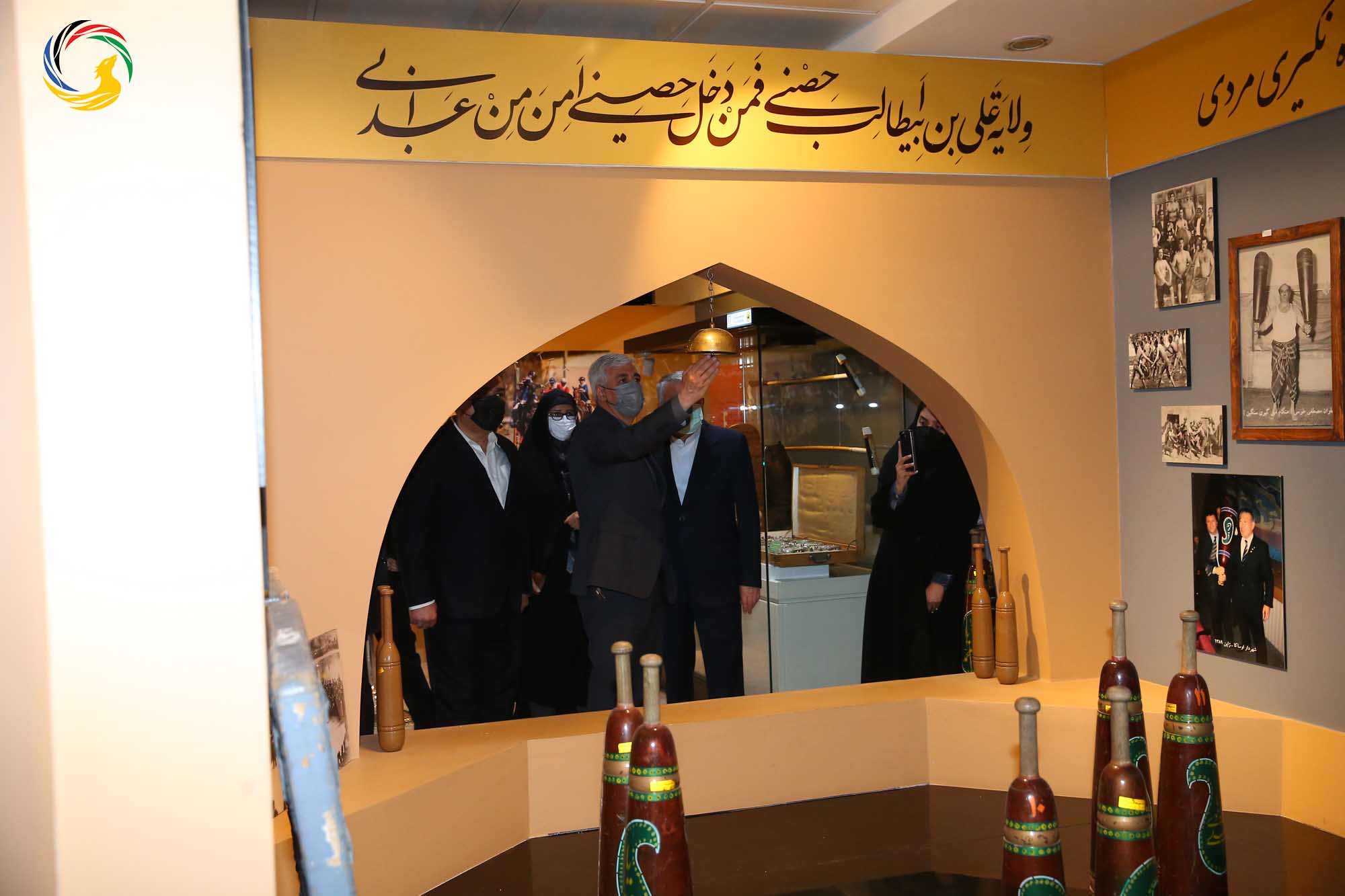 بازدید دکتر حمید سجادی وزیر ورزش و جوانان از موزه ملی ورزش، المپیک، پارالمپیک