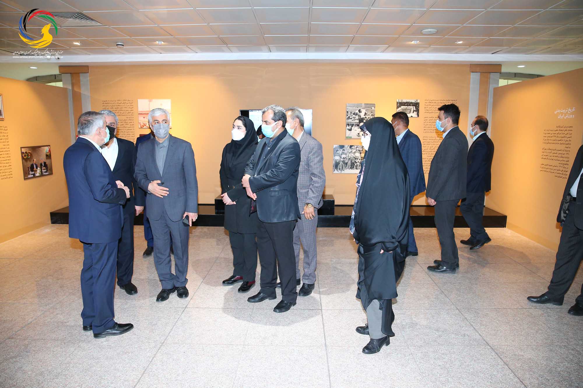 بازدید دکتر حمید سجادی وزیر ورزش و جوانان از موزه ملی ورزش، المپیک، پارالمپیک