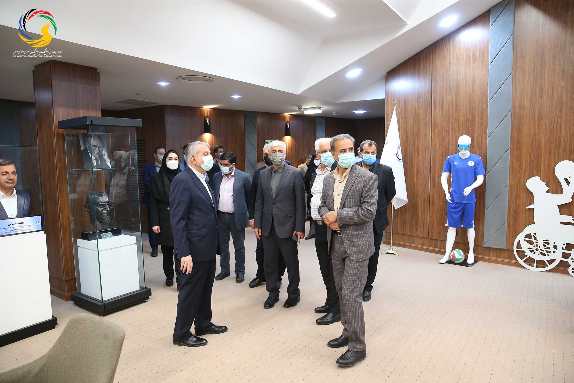 بازدید دکتر حمید سجادی وزیر ورزش و جوانان از موزه ملی ورزش، المپیک، پارالمپیک