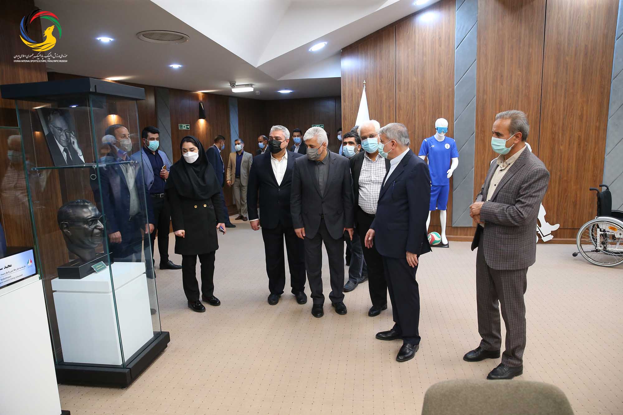 بازدید دکتر حمید سجادی وزیر ورزش و جوانان از موزه ملی ورزش، المپیک، پارالمپیک