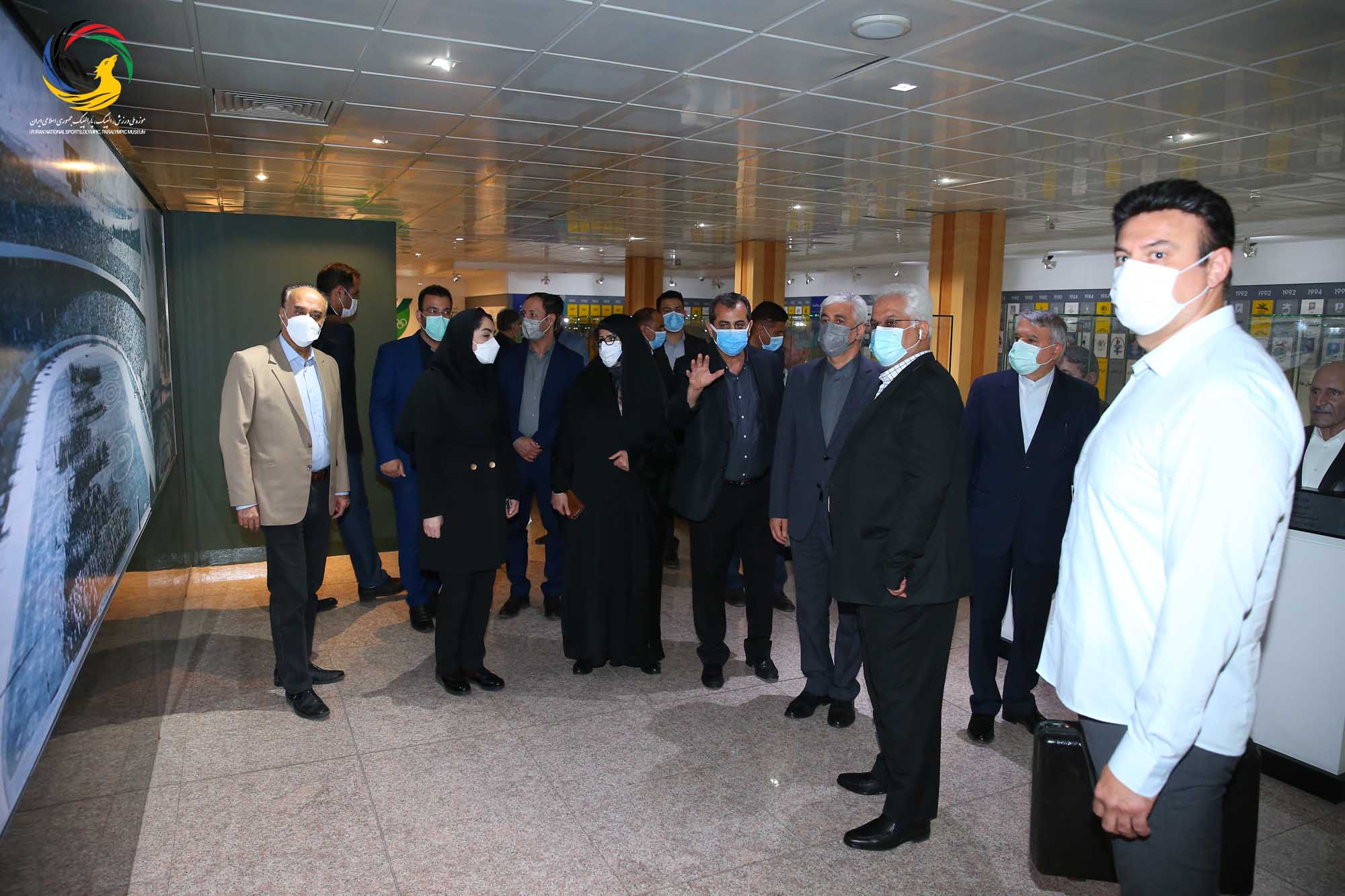 بازدید دکتر حمید سجادی وزیر ورزش و جوانان از موزه ملی ورزش، المپیک، پارالمپیک