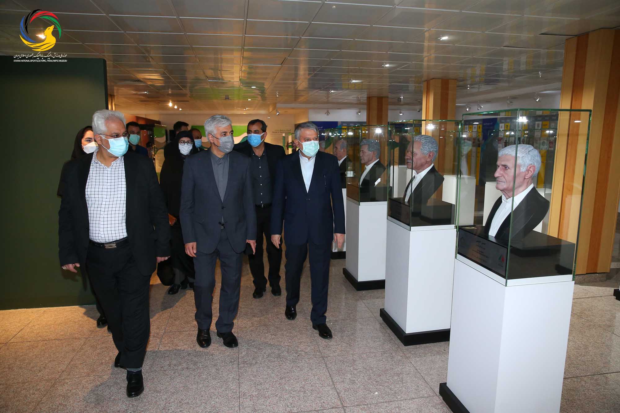 بازدید دکتر حمید سجادی وزیر ورزش و جوانان از موزه ملی ورزش، المپیک، پارالمپیک