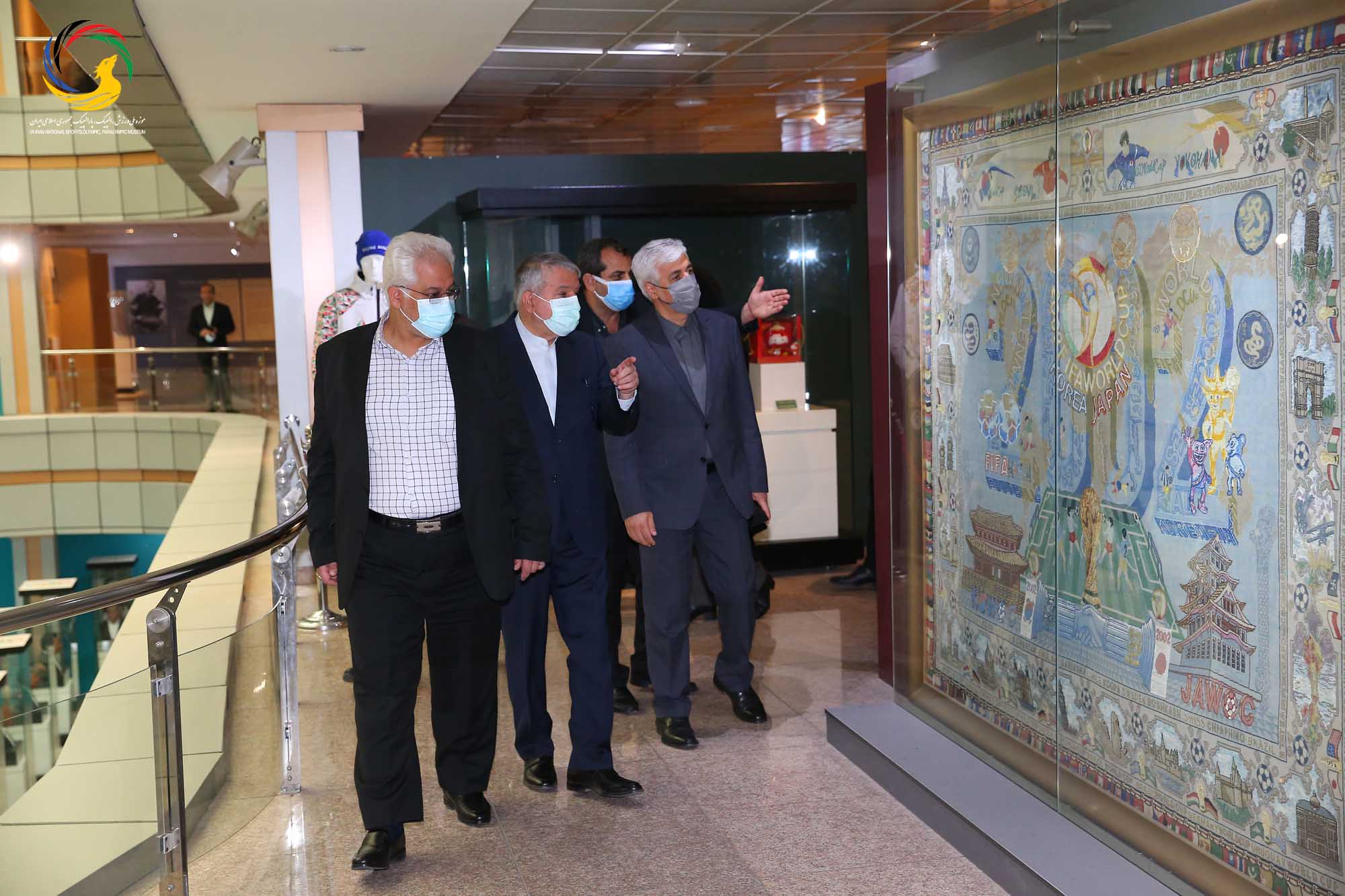 بازدید دکتر حمید سجادی وزیر ورزش و جوانان از موزه ملی ورزش، المپیک، پارالمپیک