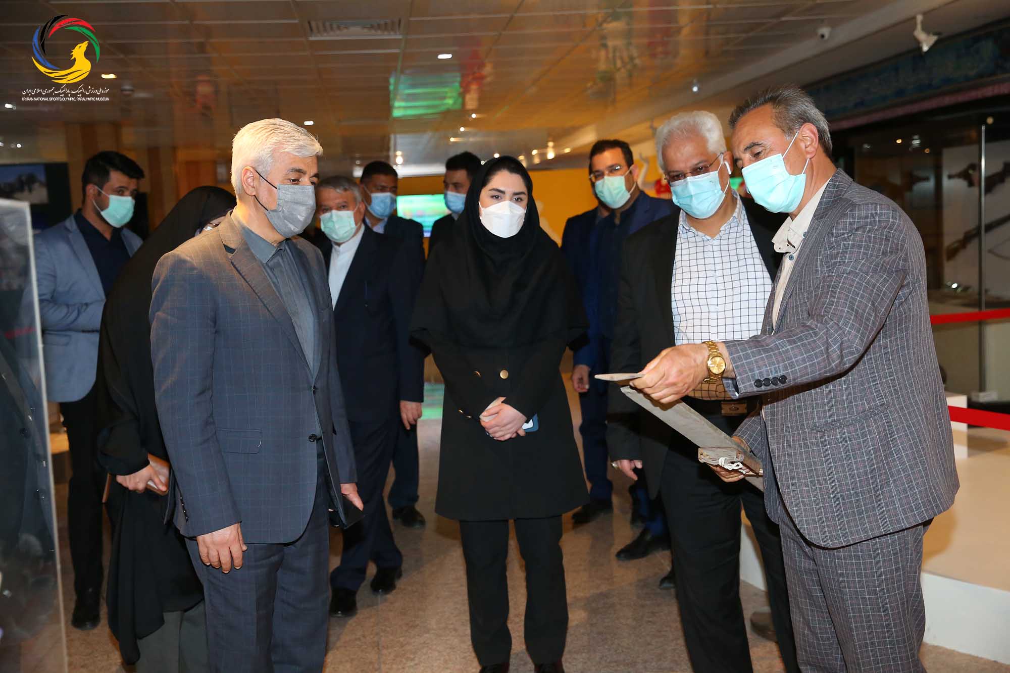 بازدید دکتر حمید سجادی وزیر ورزش و جوانان از موزه ملی ورزش، المپیک، پارالمپیک