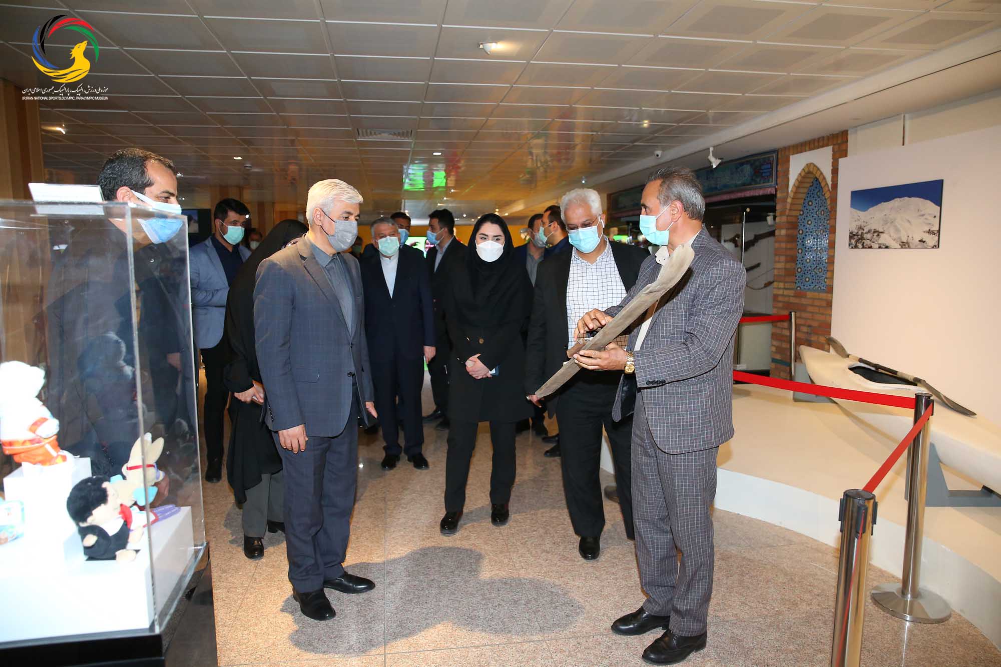بازدید دکتر حمید سجادی وزیر ورزش و جوانان از موزه ملی ورزش، المپیک، پارالمپیک