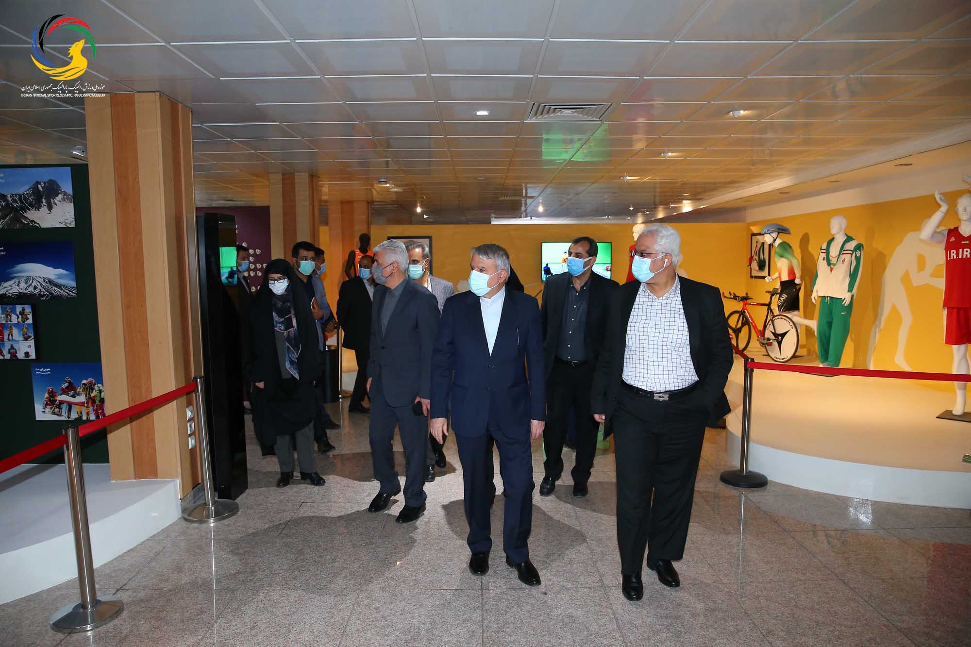 بازدید دکتر حمید سجادی وزیر ورزش و جوانان از موزه ملی ورزش، المپیک، پارالمپیک